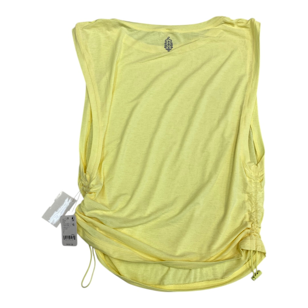 Top Sleeveless By Free People In Yellow, Size:L