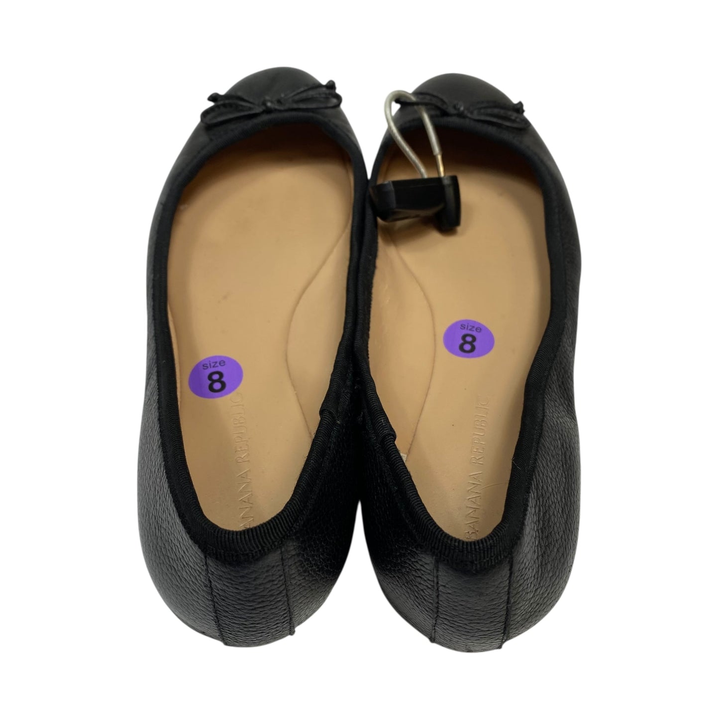 Shoes Flats By Banana Republic In Black, Size:8