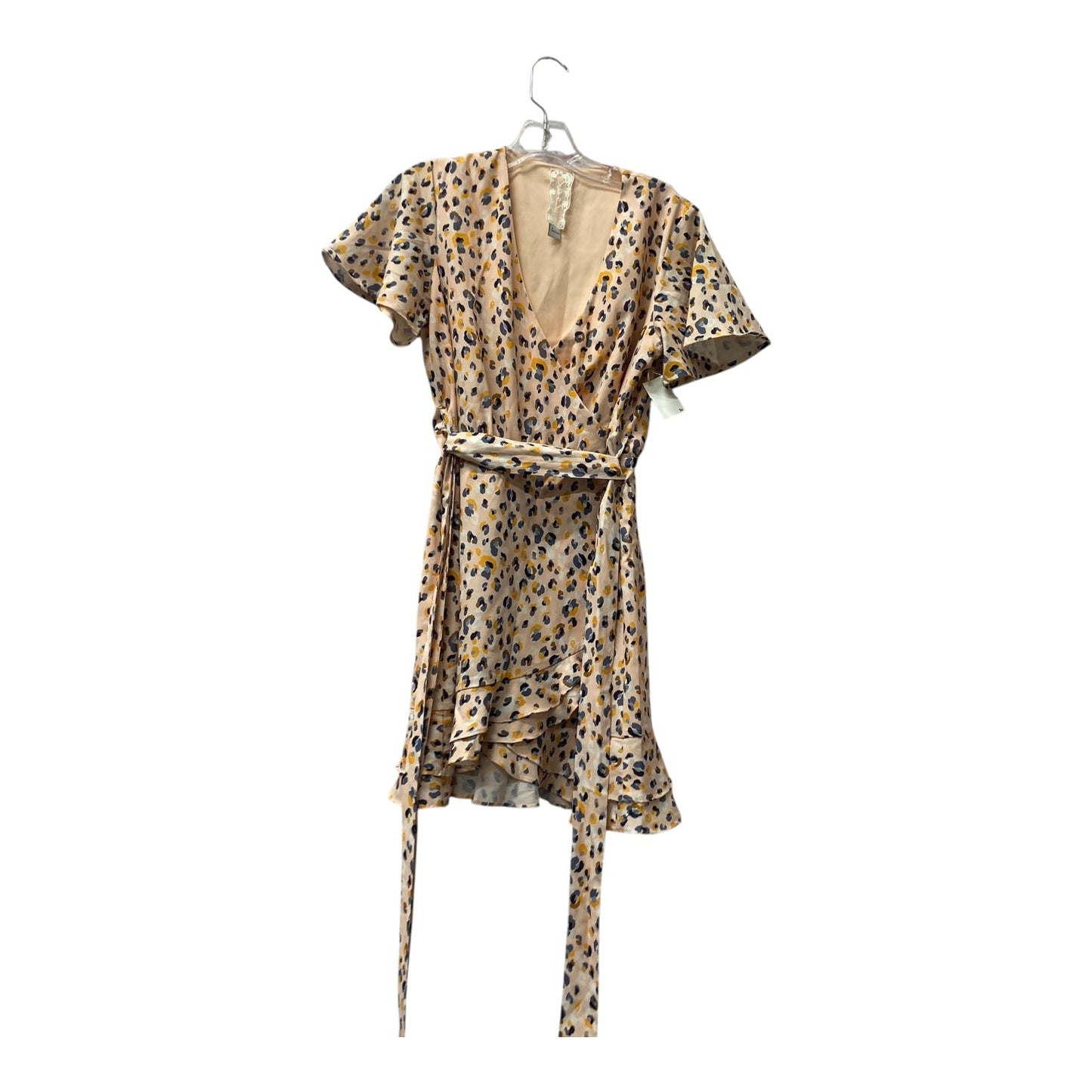 Dress Casual Short In Orange, Size:M