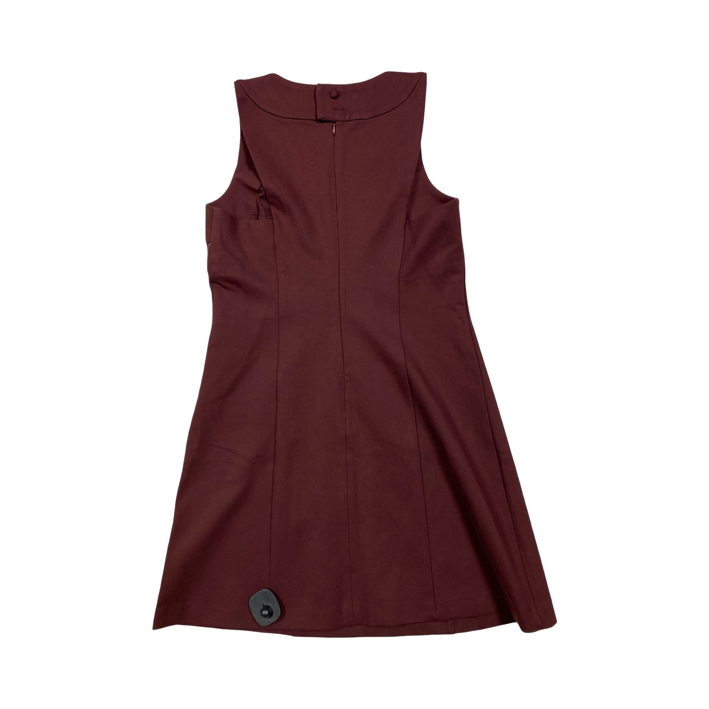 Dress Casual Midi By Banana Republic In Maroon, Size:10P