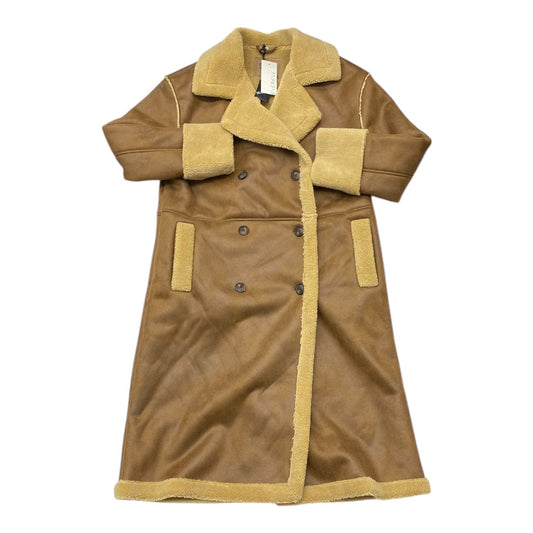 Coat Faux Fur & Sherpa By Blanknyc In Brown, Size:S