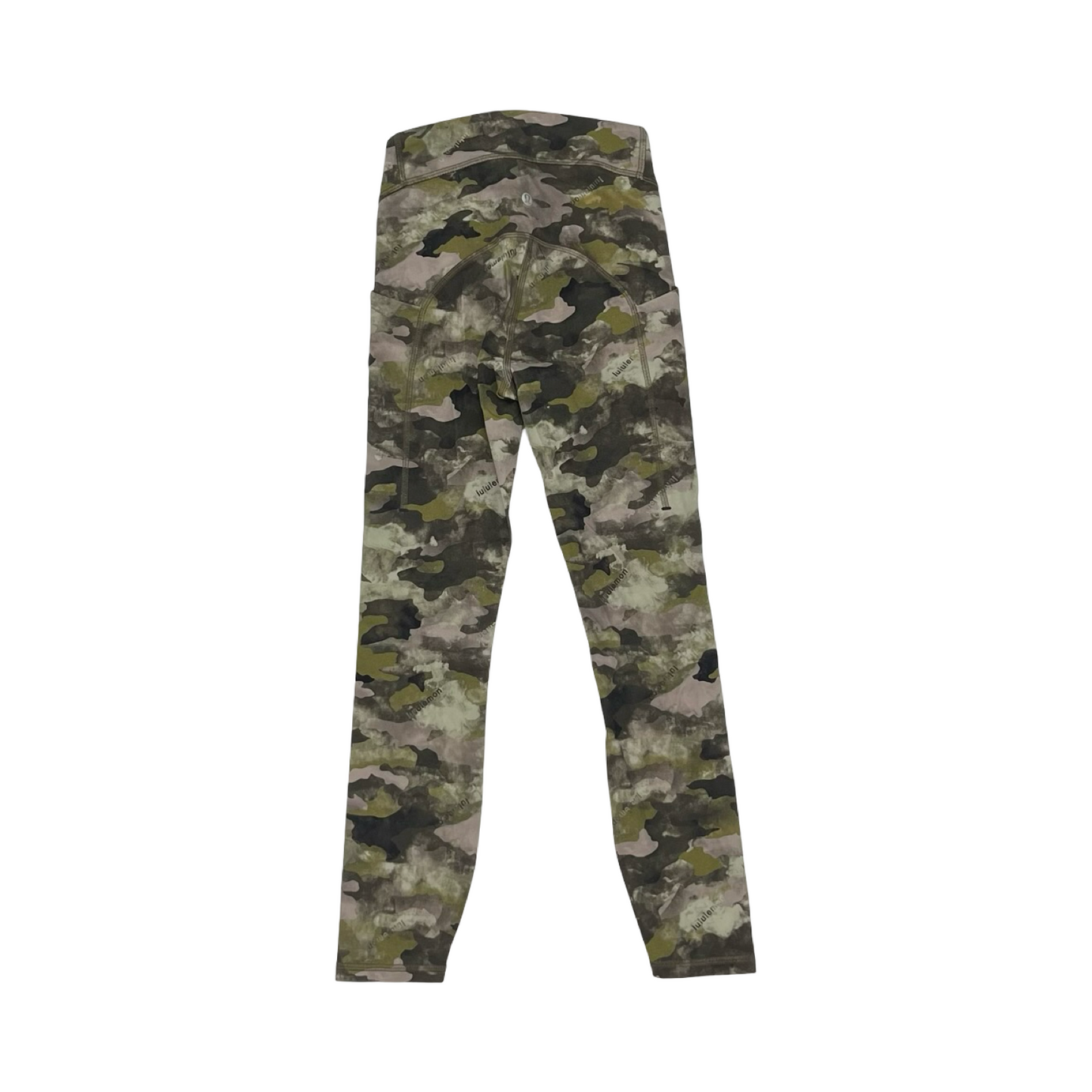 Athletic Leggings By Lululemon In Camouflage Print, Size:Xs