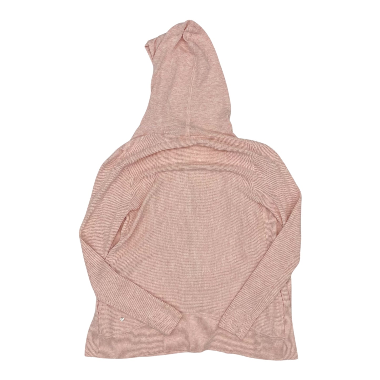 Sweater Cardigan By Lululemon In Pink, Size:Med