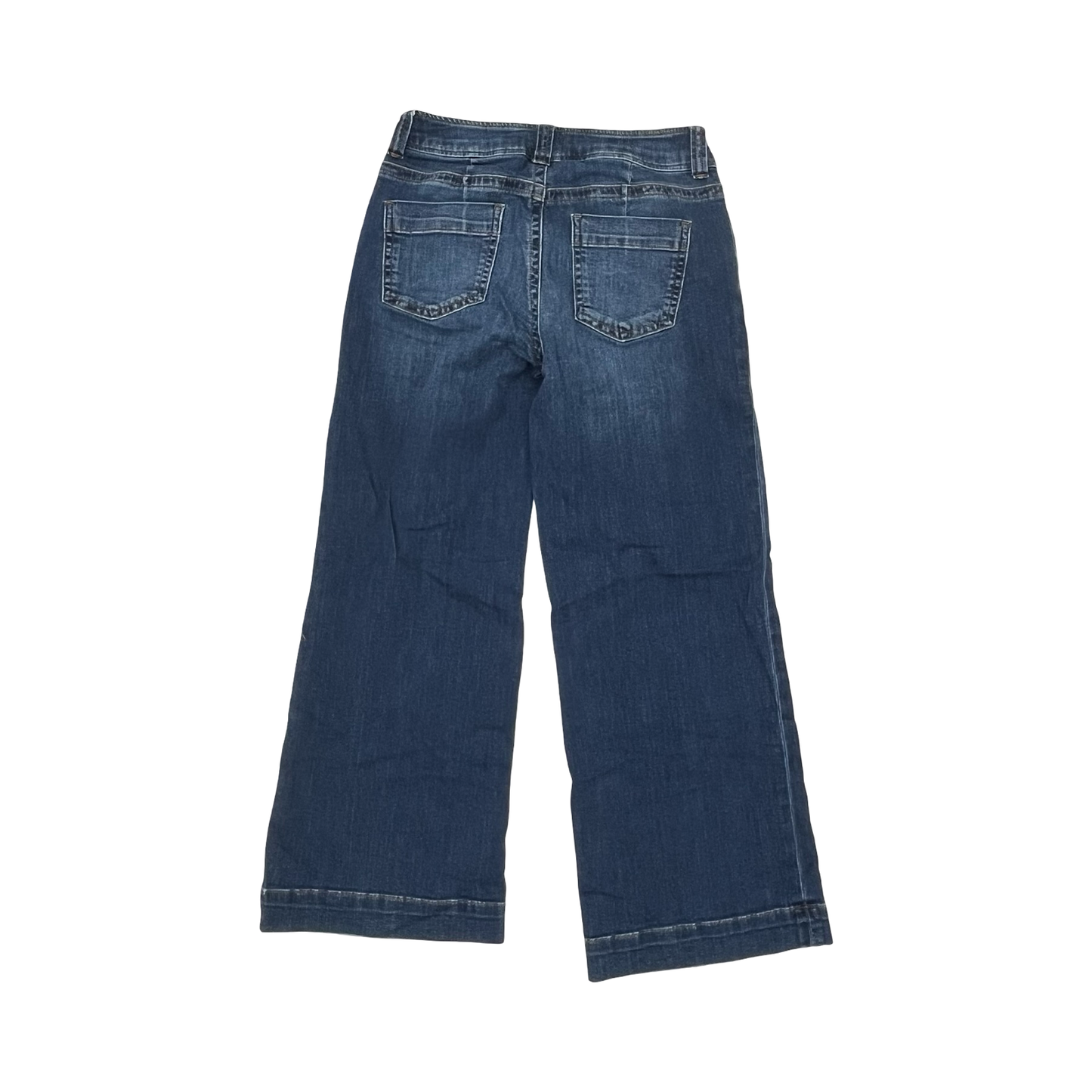 Jeans Cropped By Kut In Blue Denim, Size:10