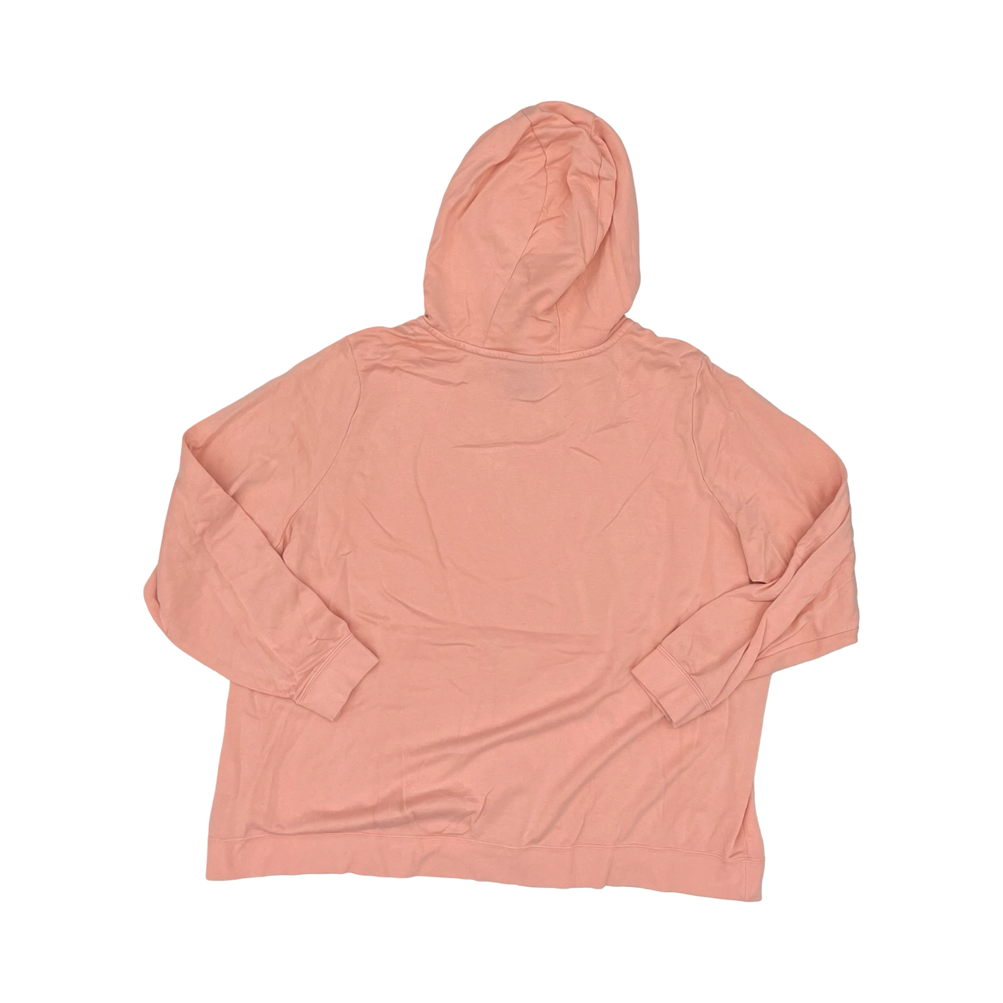 Athletic Sweatshirt Hoodie By Nike In Pink, Size:3X
