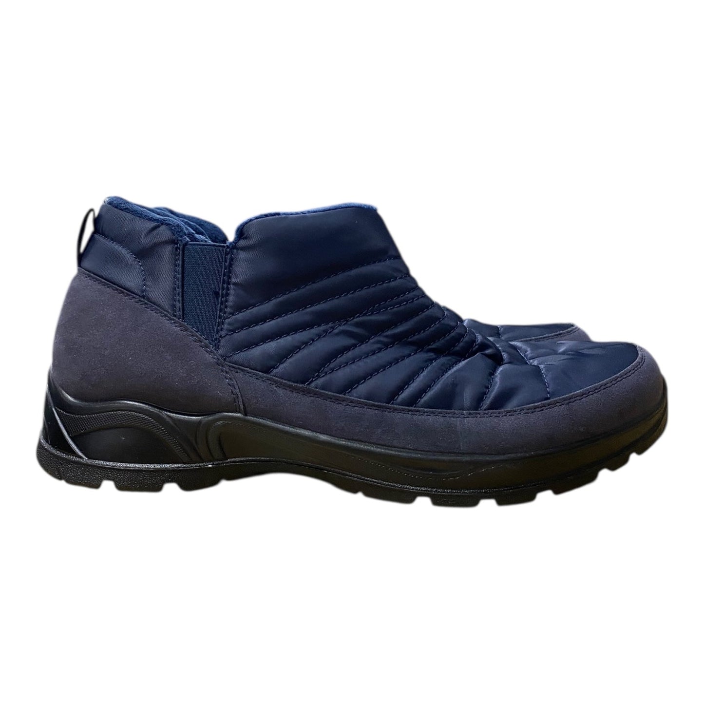 Boots Ankle Flats By Cme In Navy, Size:12