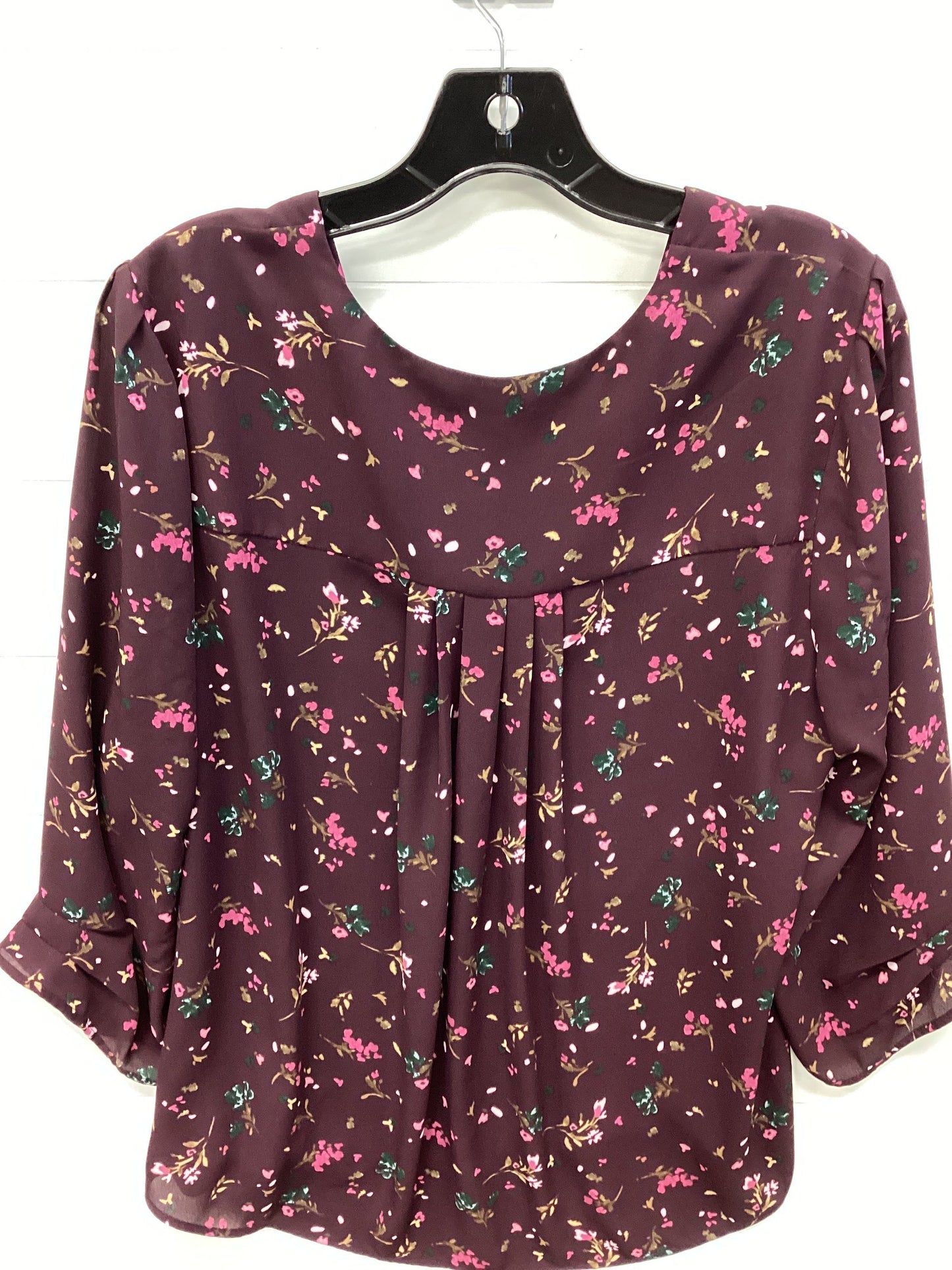 Top Ls By Cmc In Floral Print, Size:Xl