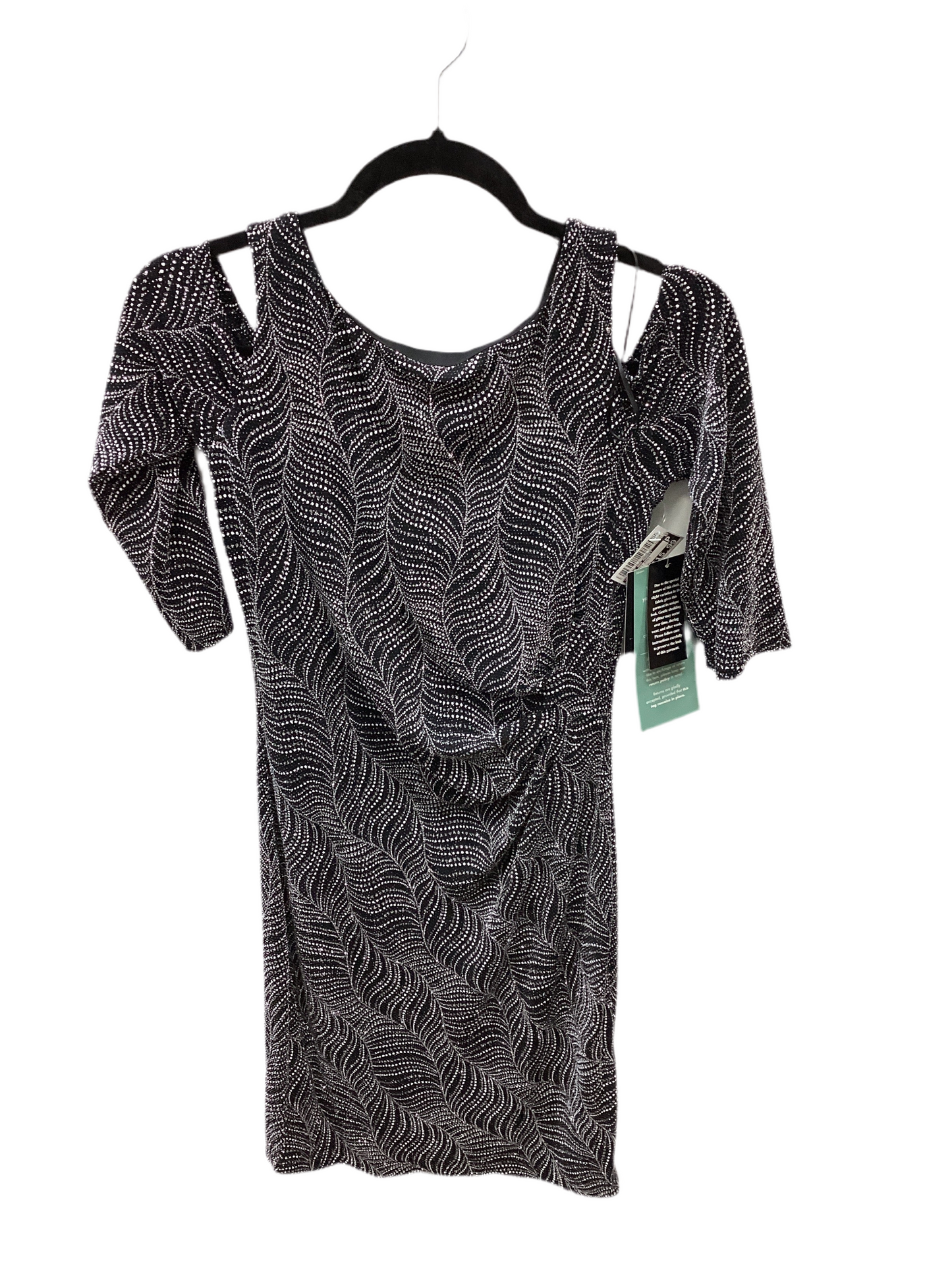 Dress Party Midi By Melrose And Market In Black, Size:4