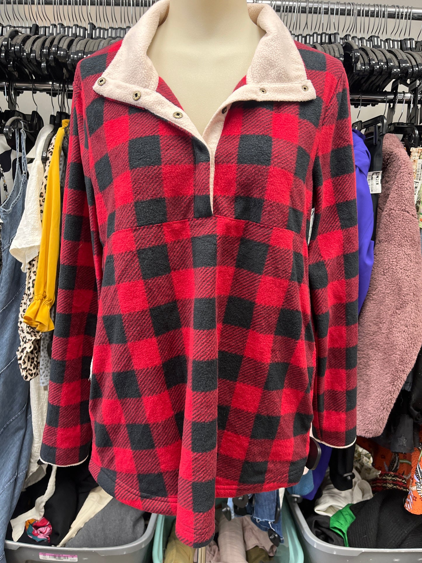 Sweater By Entro In Black & Red, Size:S