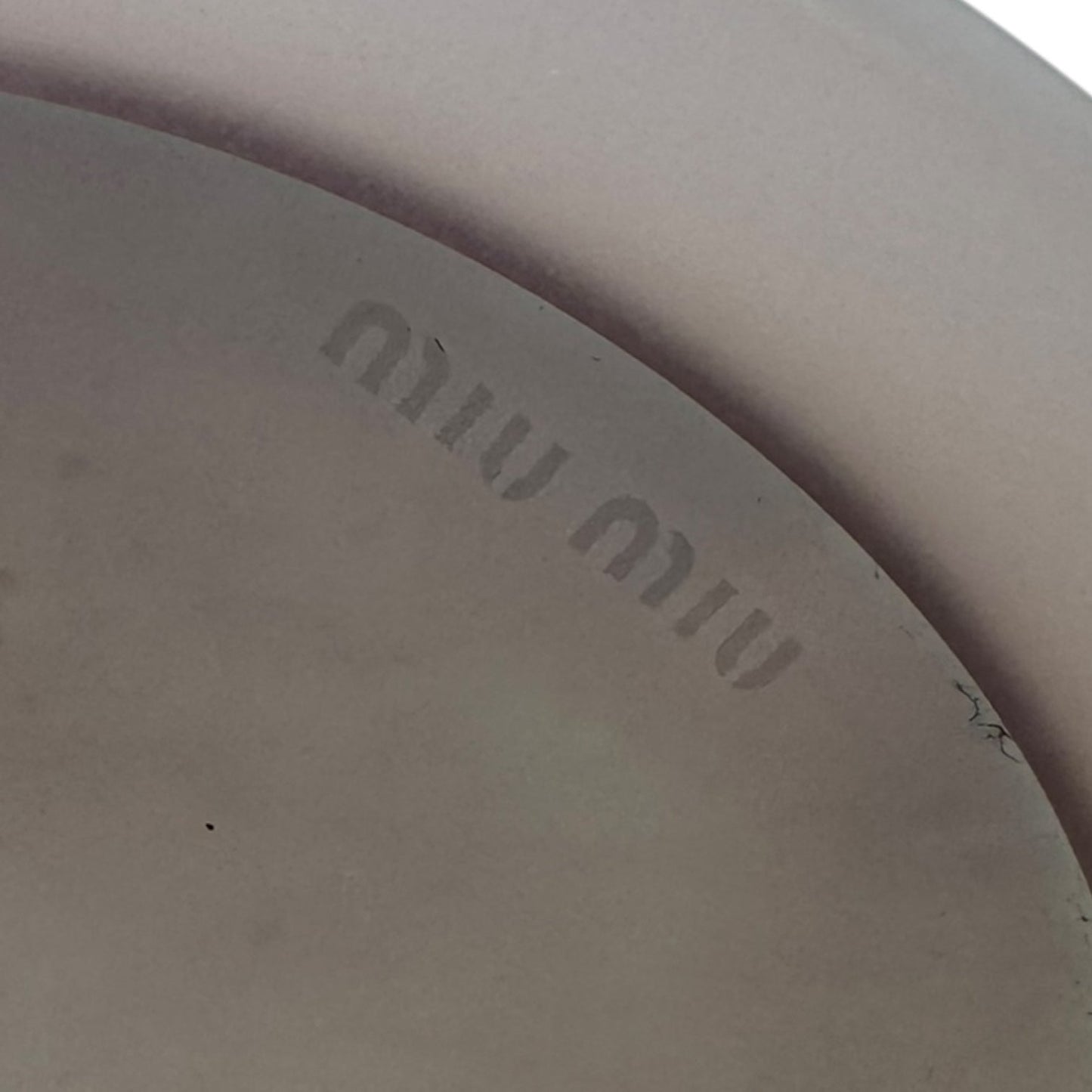 SMU 07Q Round Half Rim Sunglasses Luxury Designer By Miu Miu