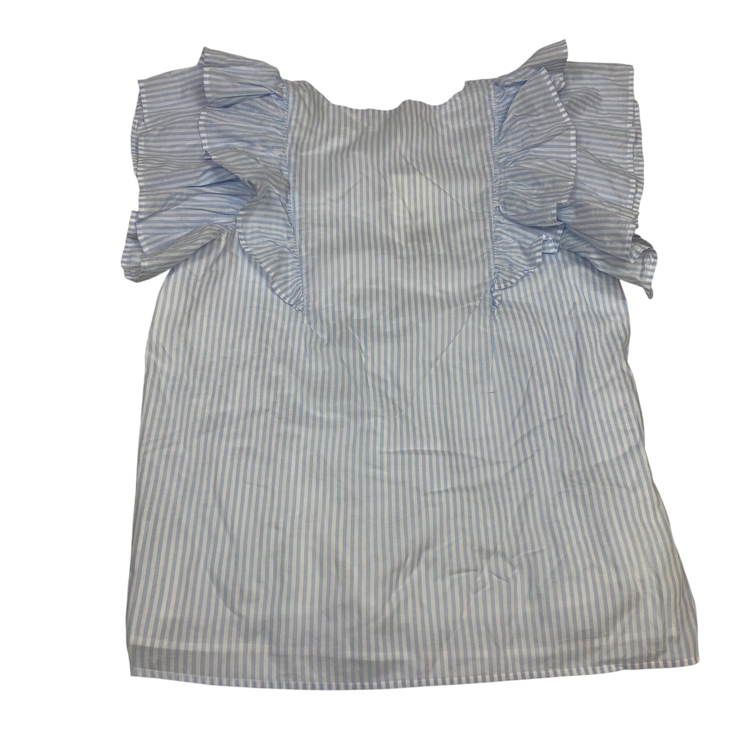 Top Sleeveless By Crown And Ivy In Blue & White, Size:S