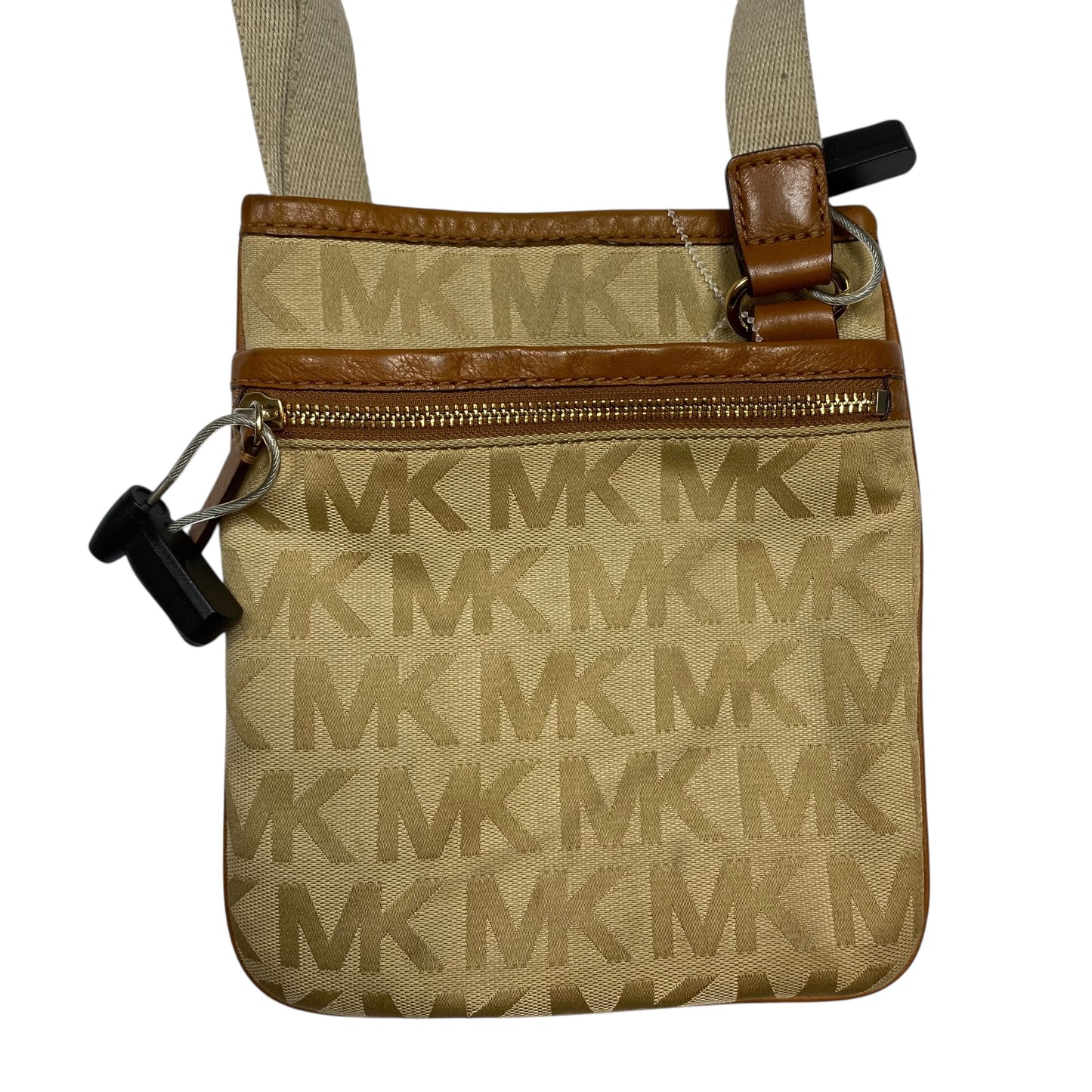 Crossbody Designer By Michael Kors In Brown, Size:Small