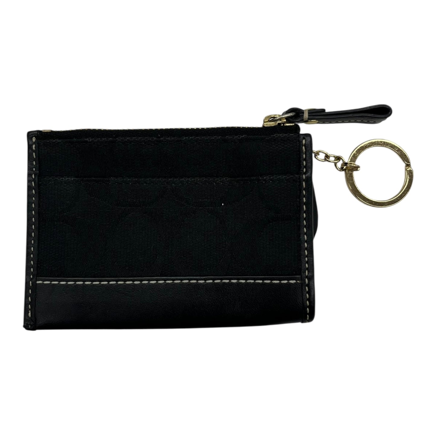 Wallet Designer By Coach In Black, Size:Small