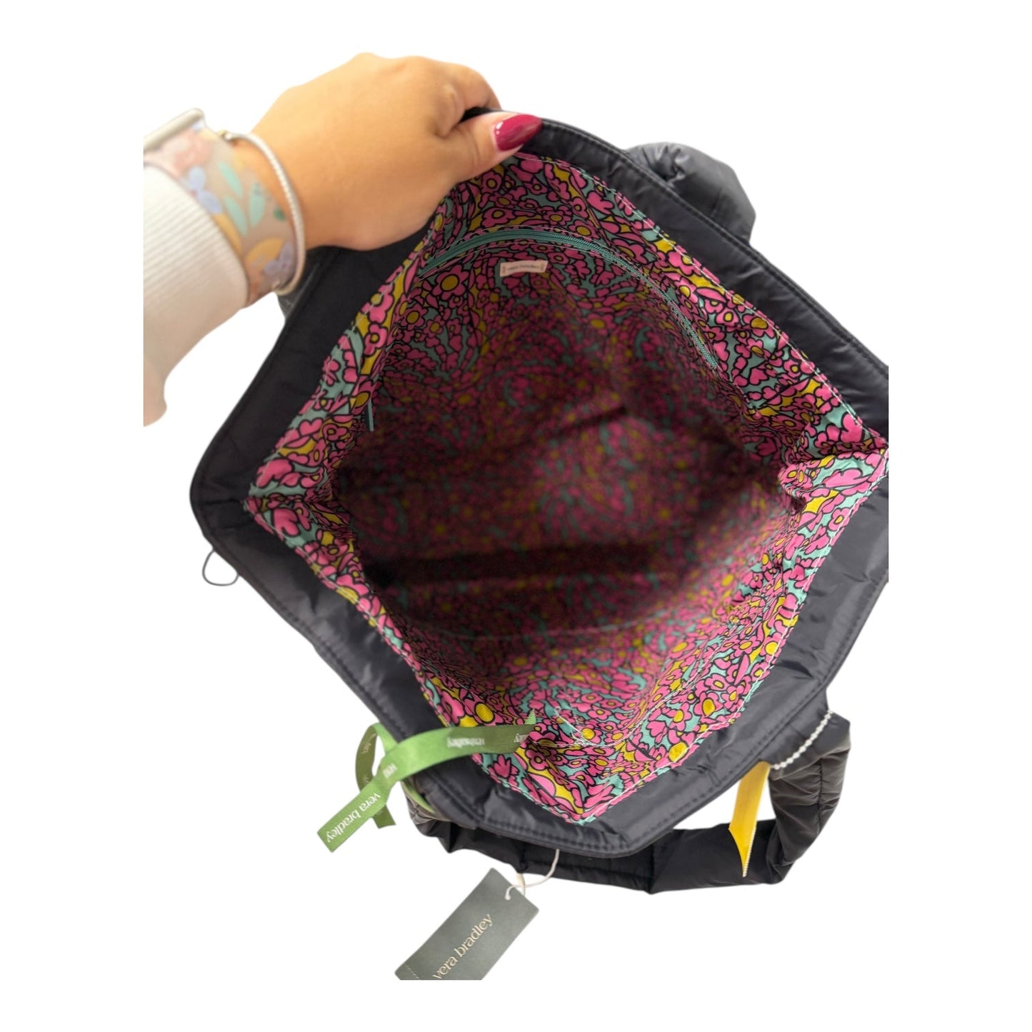 Tote By Vera Bradley In Black, Size:Large