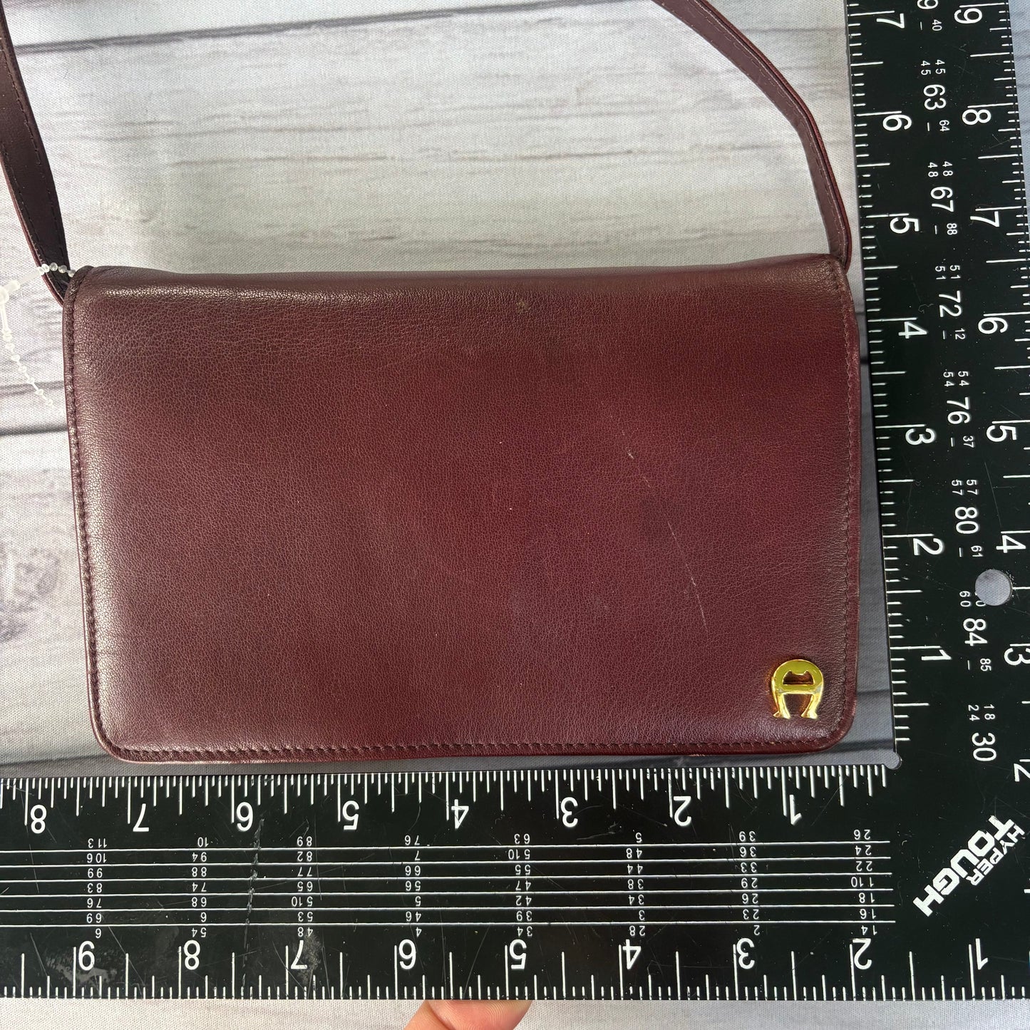 Crossbody Leather By Etienne Aigner, Size: Medium