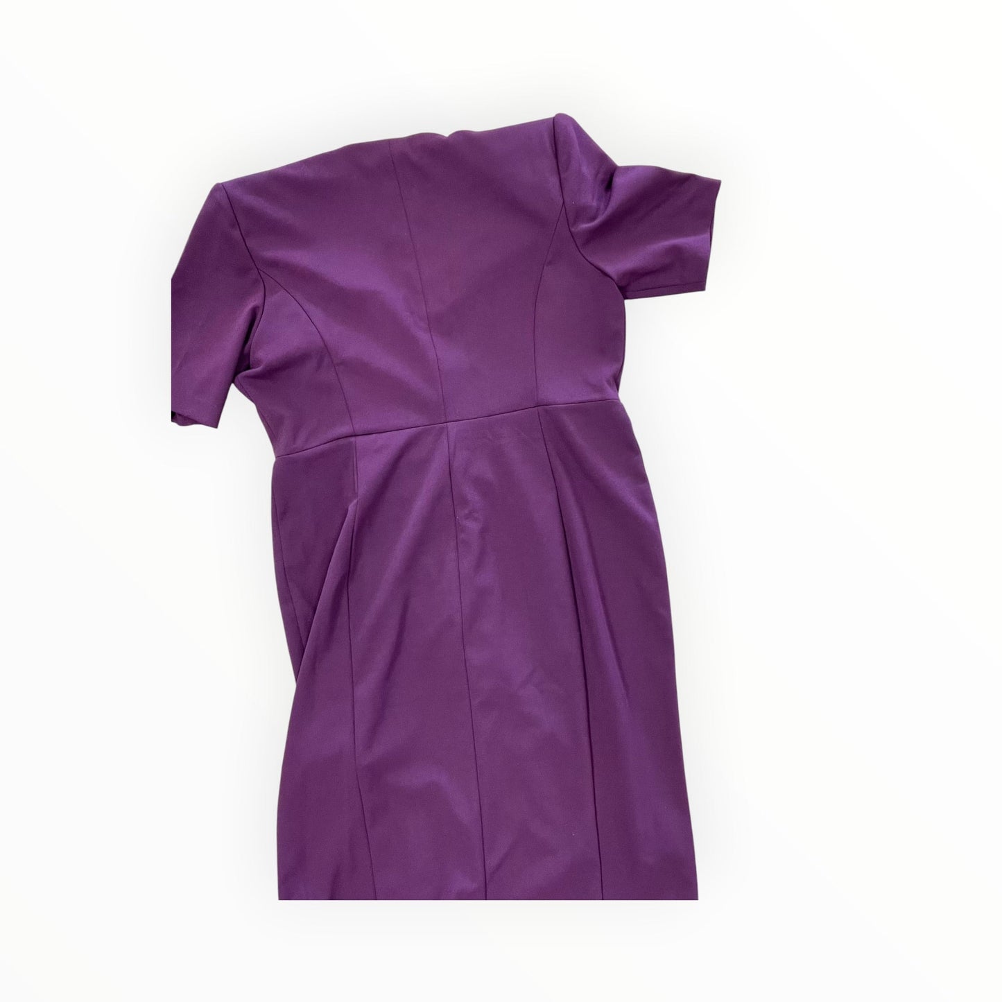 Dress Work By Calvin Klein In Purple, Size:16