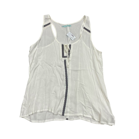 Top Sleeveless By Maurices In White, Size:Xxl