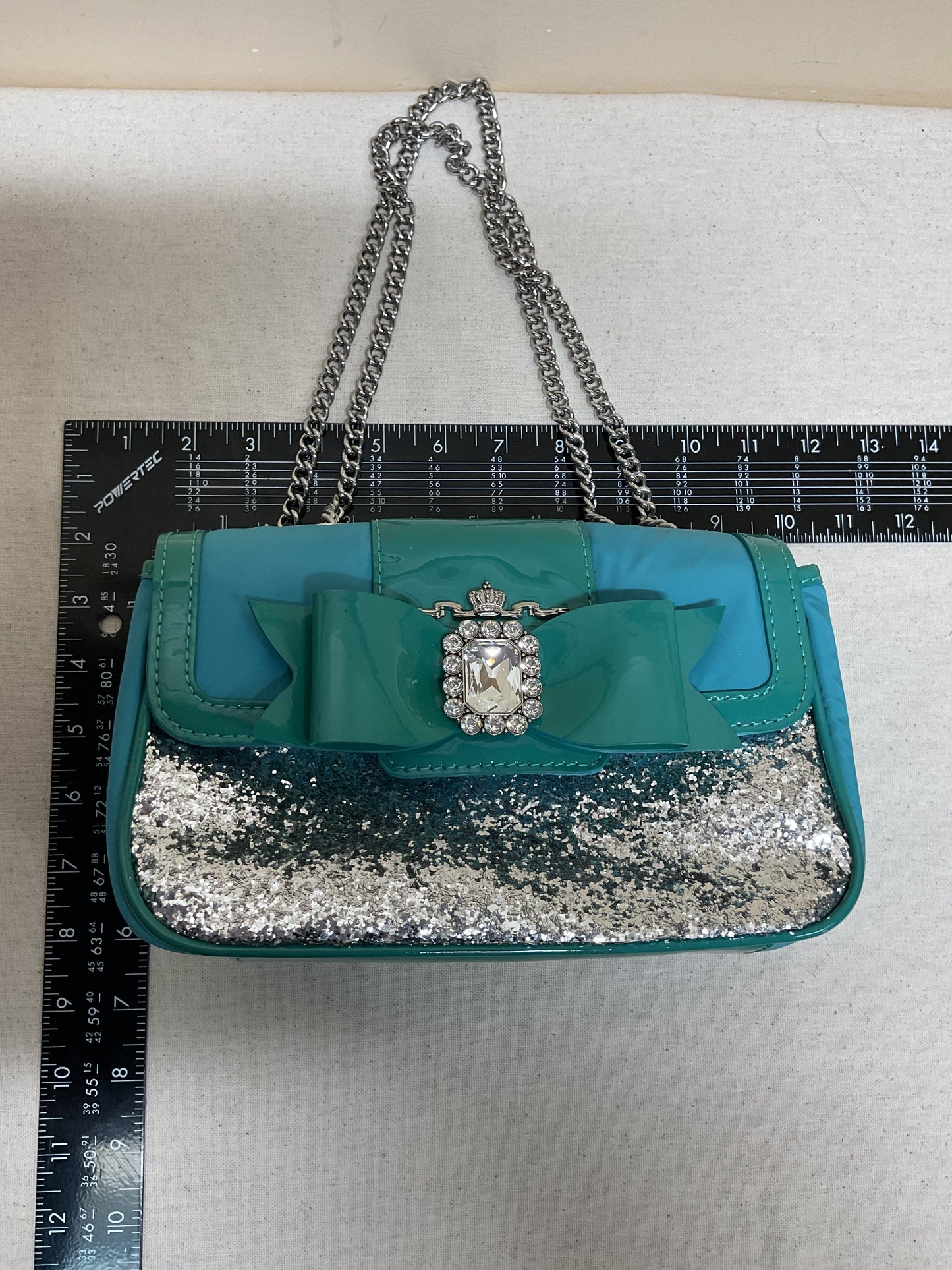 Handbag By Brighton In Blue & Green, Size:Small