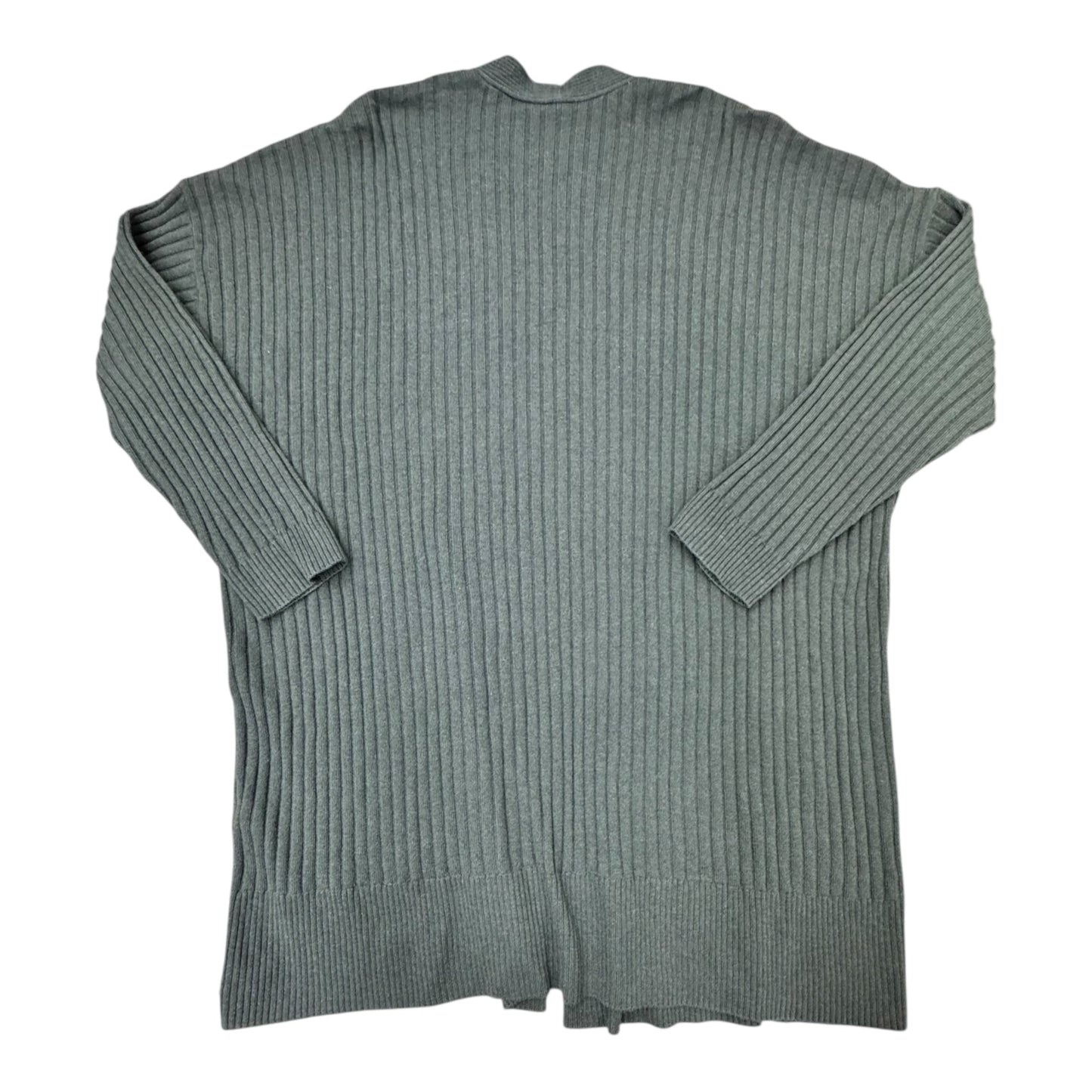 Sweater Cardigan Designer By Eileen Fisher In Green, Size:L