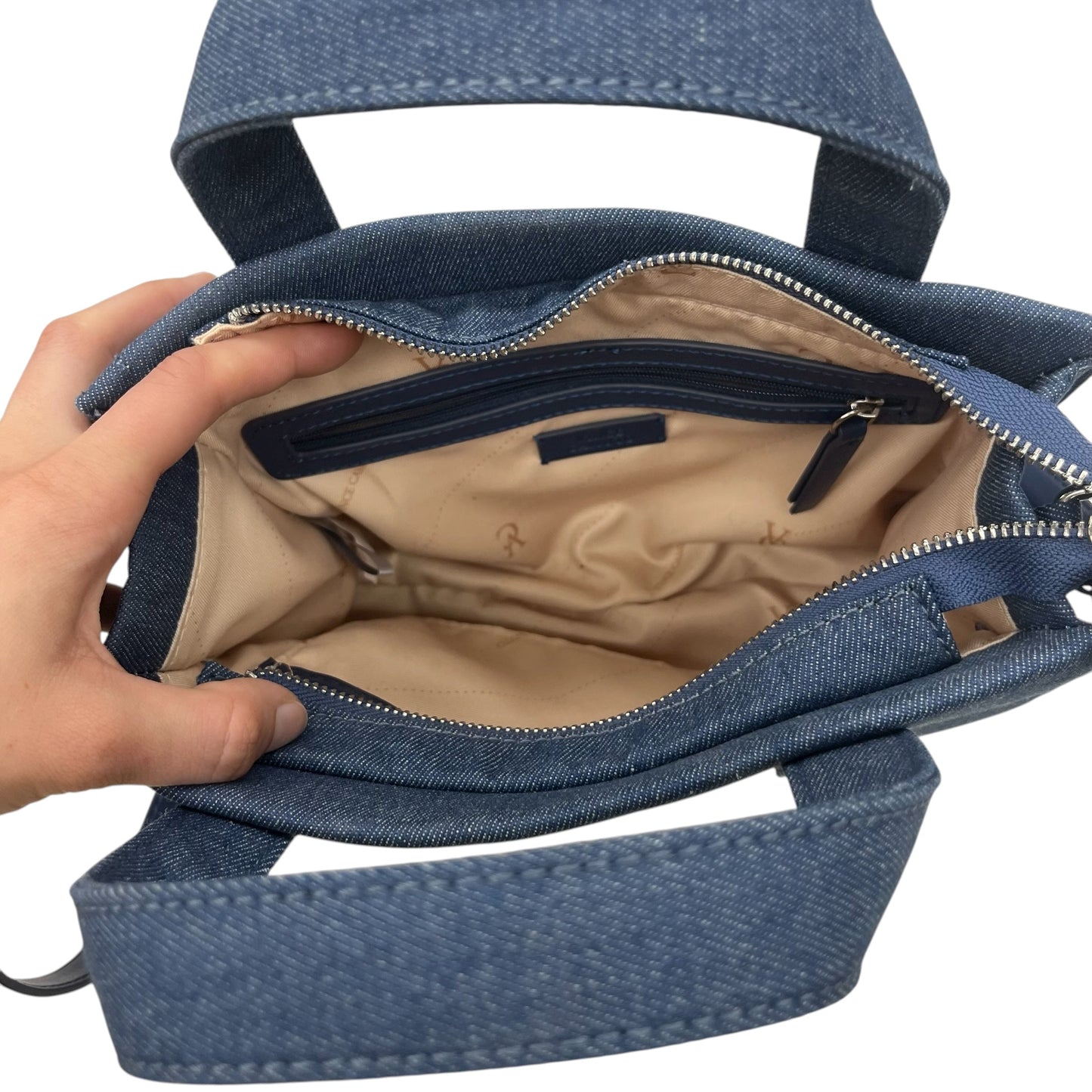 Handbag By Vince Camuto In Blue, Size:Medium