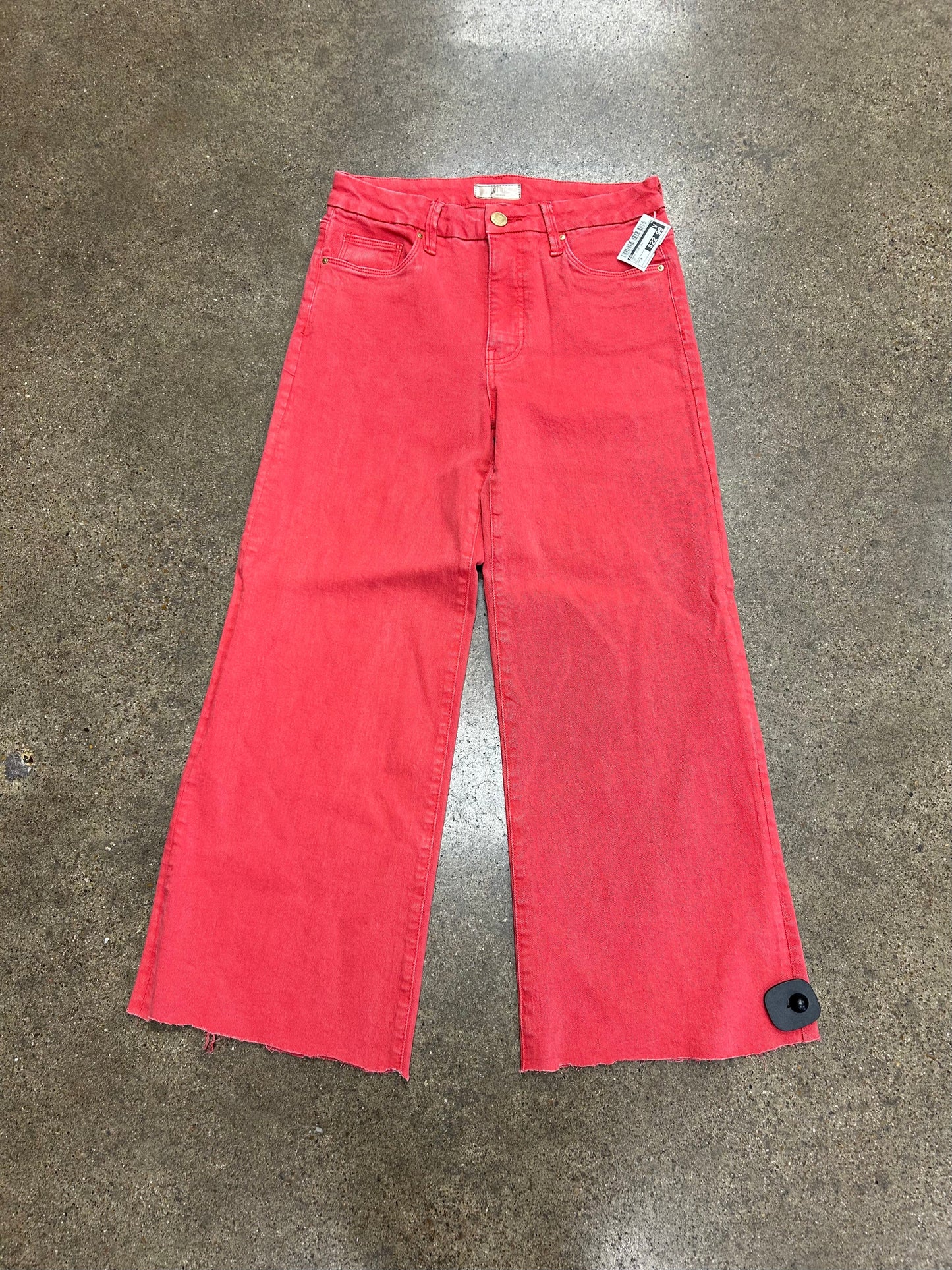 Jeans Wide Leg By Kut In Red, Size:4