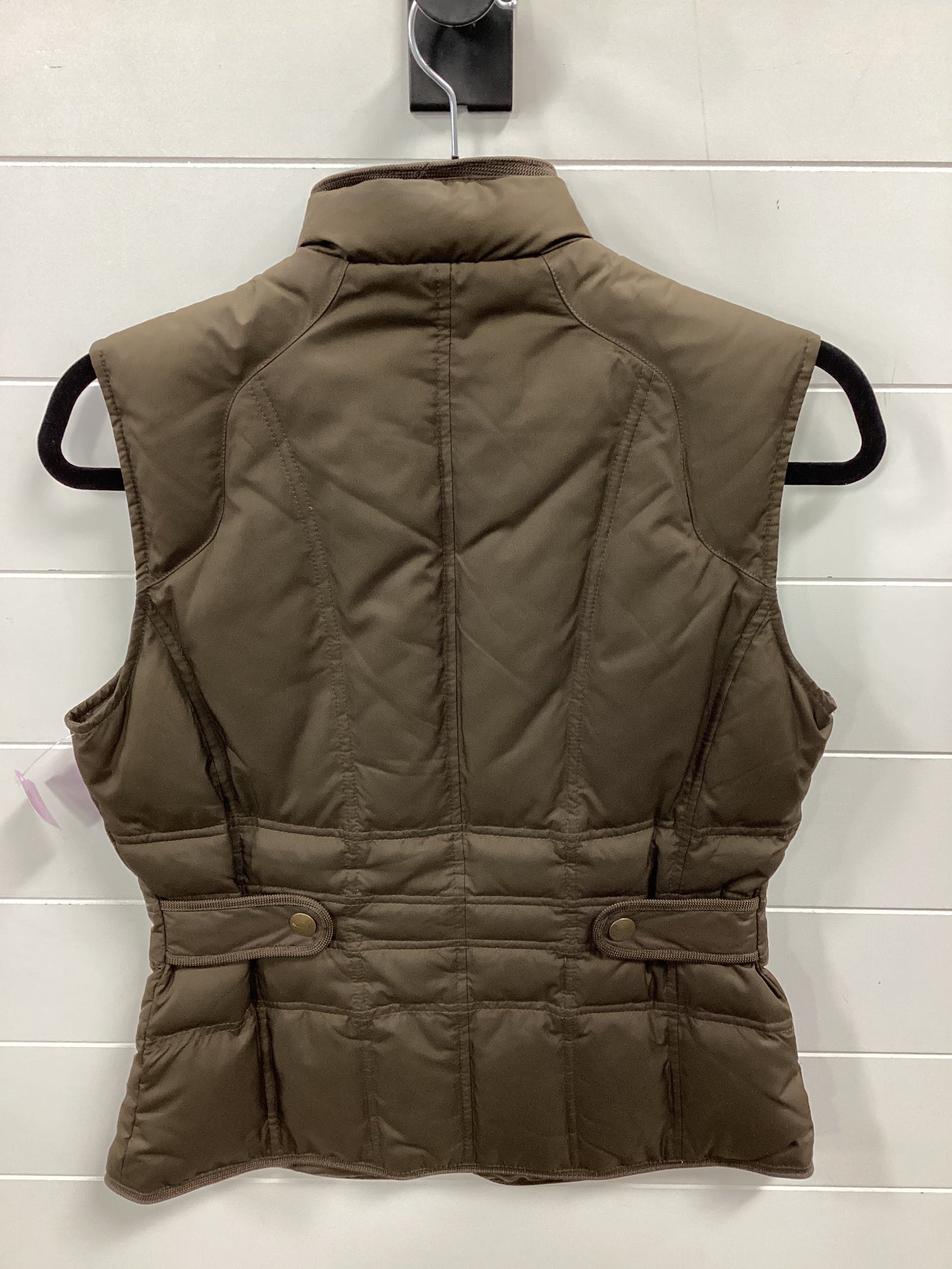 Vest Puffer & Quilted By Eddie Bauer In Brown, Size:S