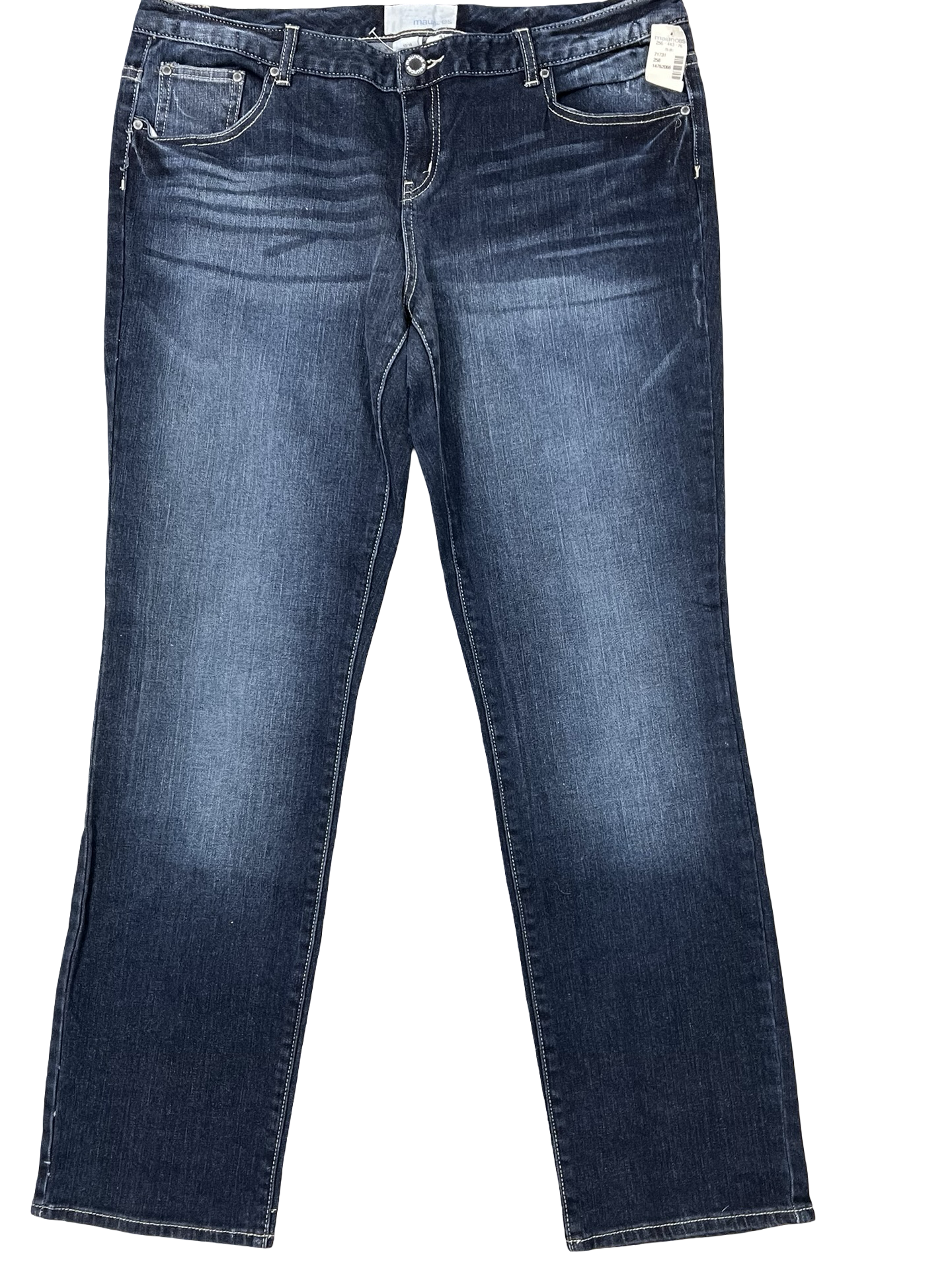Jeans Skinny By Maurices In Blue Denim, Size:14