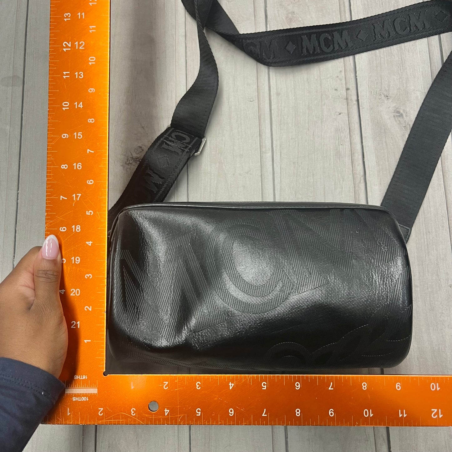 Crossbody Luxury Designer By Mcm, Size: Medium