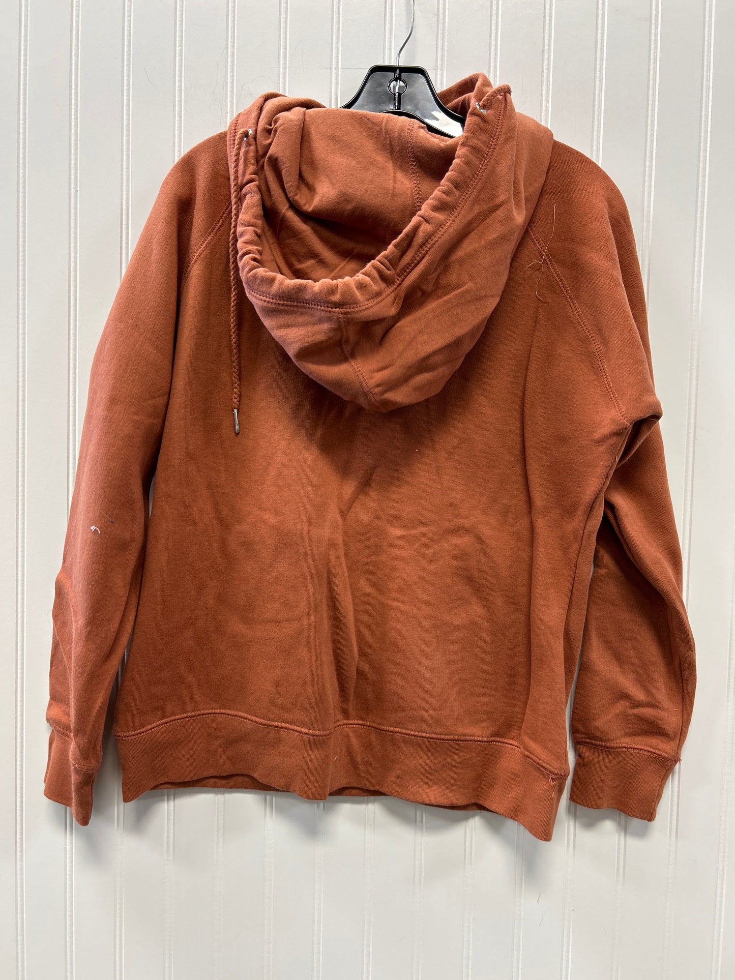Sweatshirt Hoodie By Clothes Mentor In Orange, Size:M