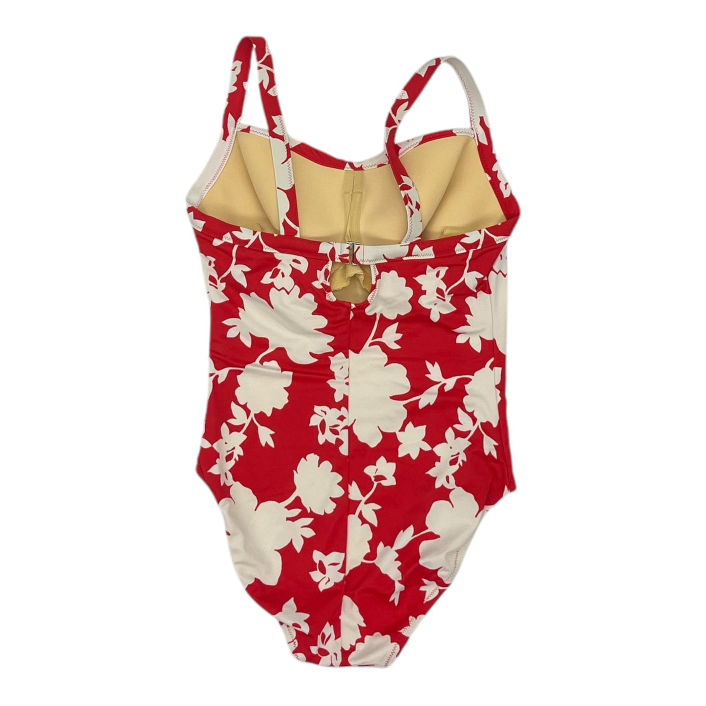 Swimsuit By Lands End In Red & White, Size:M