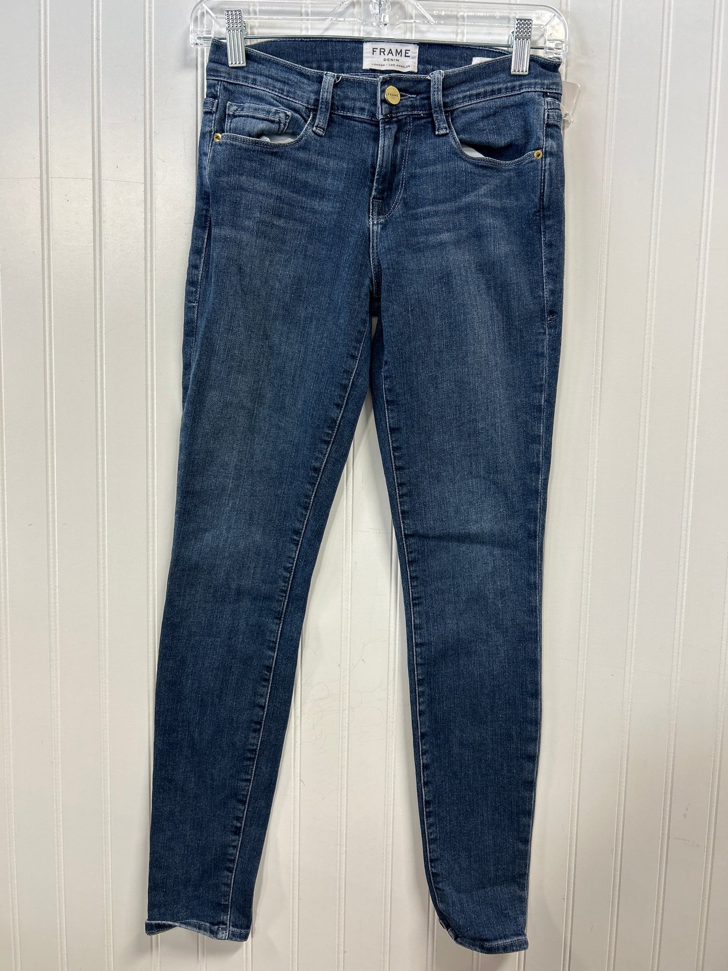 Jeans Straight By Adriano Goldschmied In Black Denim, Size:6