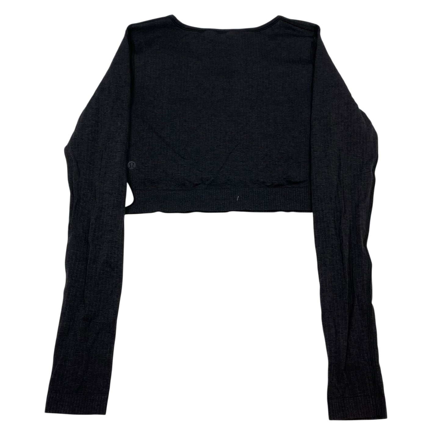 Athletic Top Ls Crewneck Designer By Lululemon In Black, Size:8