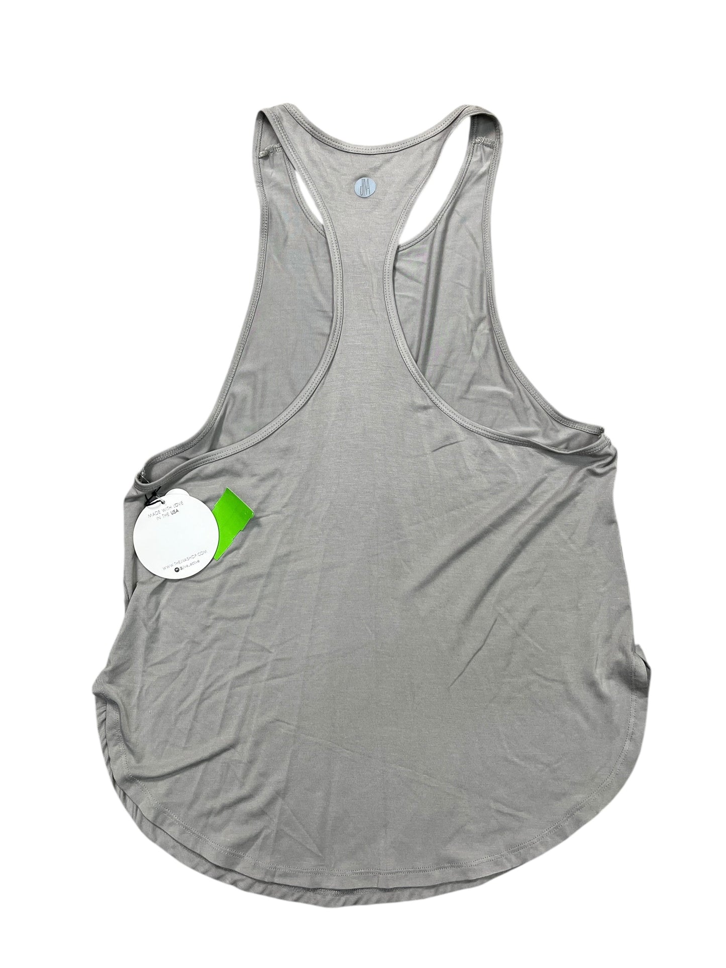 Athletic Tank Top By Clothes Mentor In Grey, Size:M