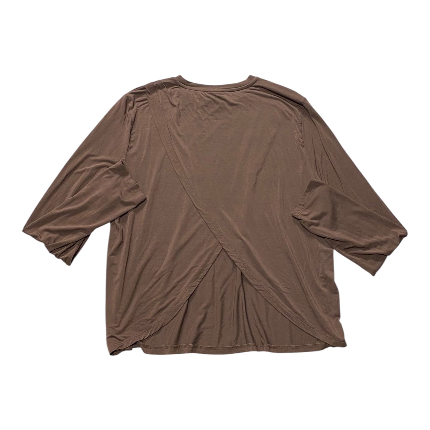 Athletic Top Ls Crewneck By Sweaty Betty In Brown, Size:L