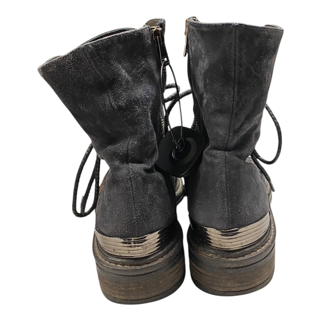 Boots Ankle Flats By Sesto Meucci In Black, Size:7.5