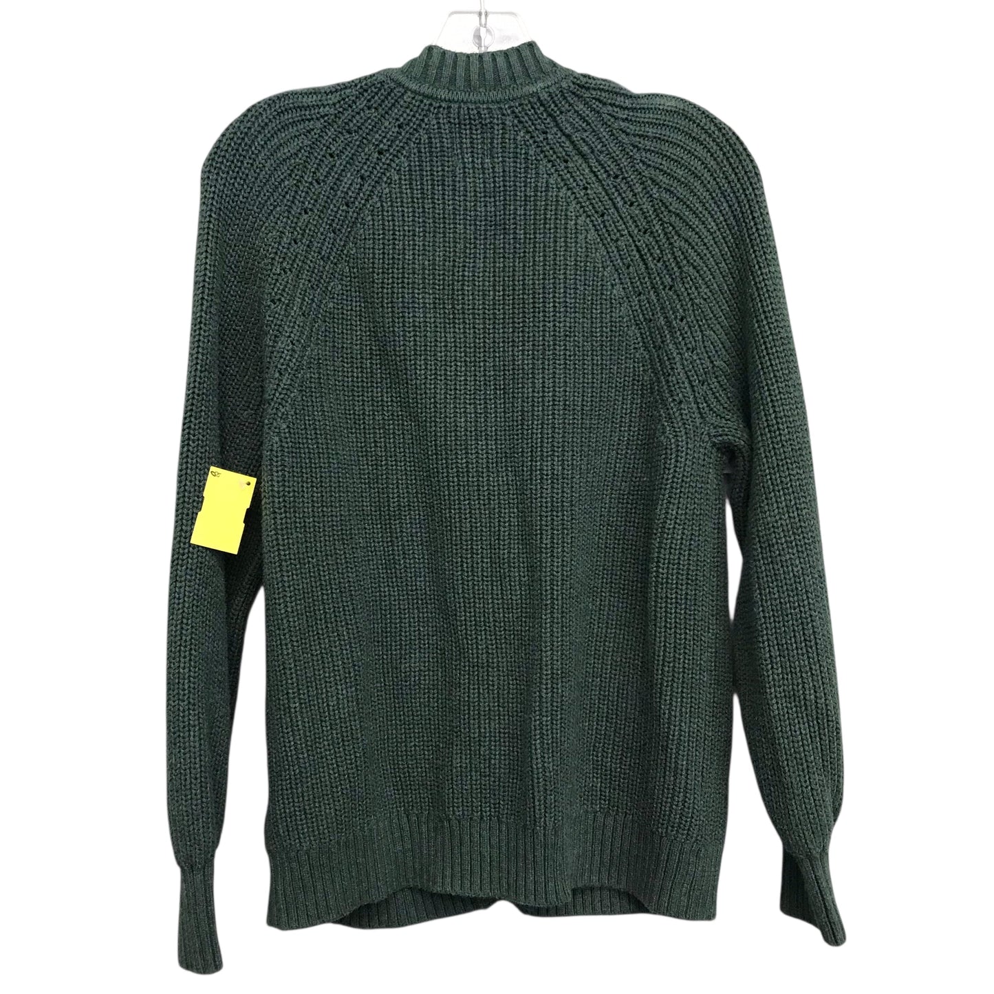 Sweater Cardigan By Gap In Green, Size:M
