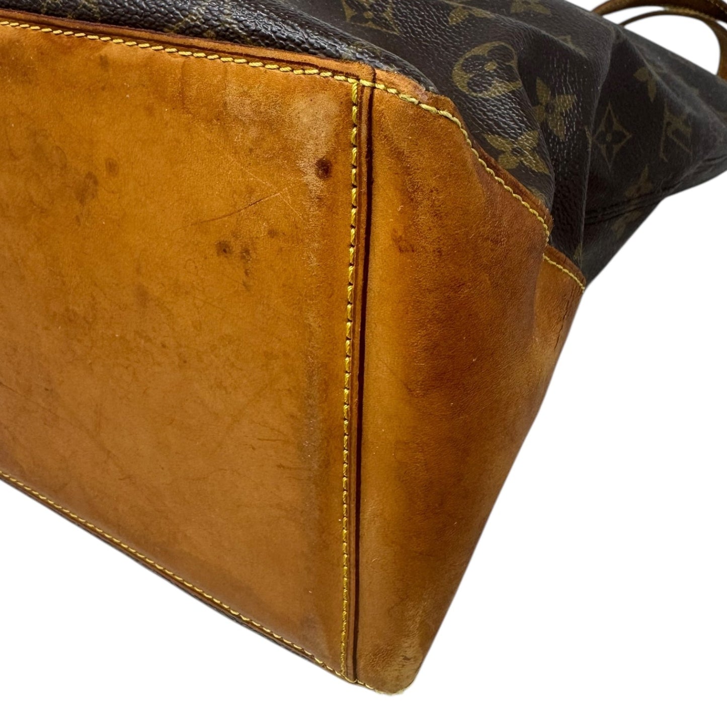 2002 Monogram Canvas Cabas Mezzo Tote Luxury Designer By Louis Vuitton, Size: Large