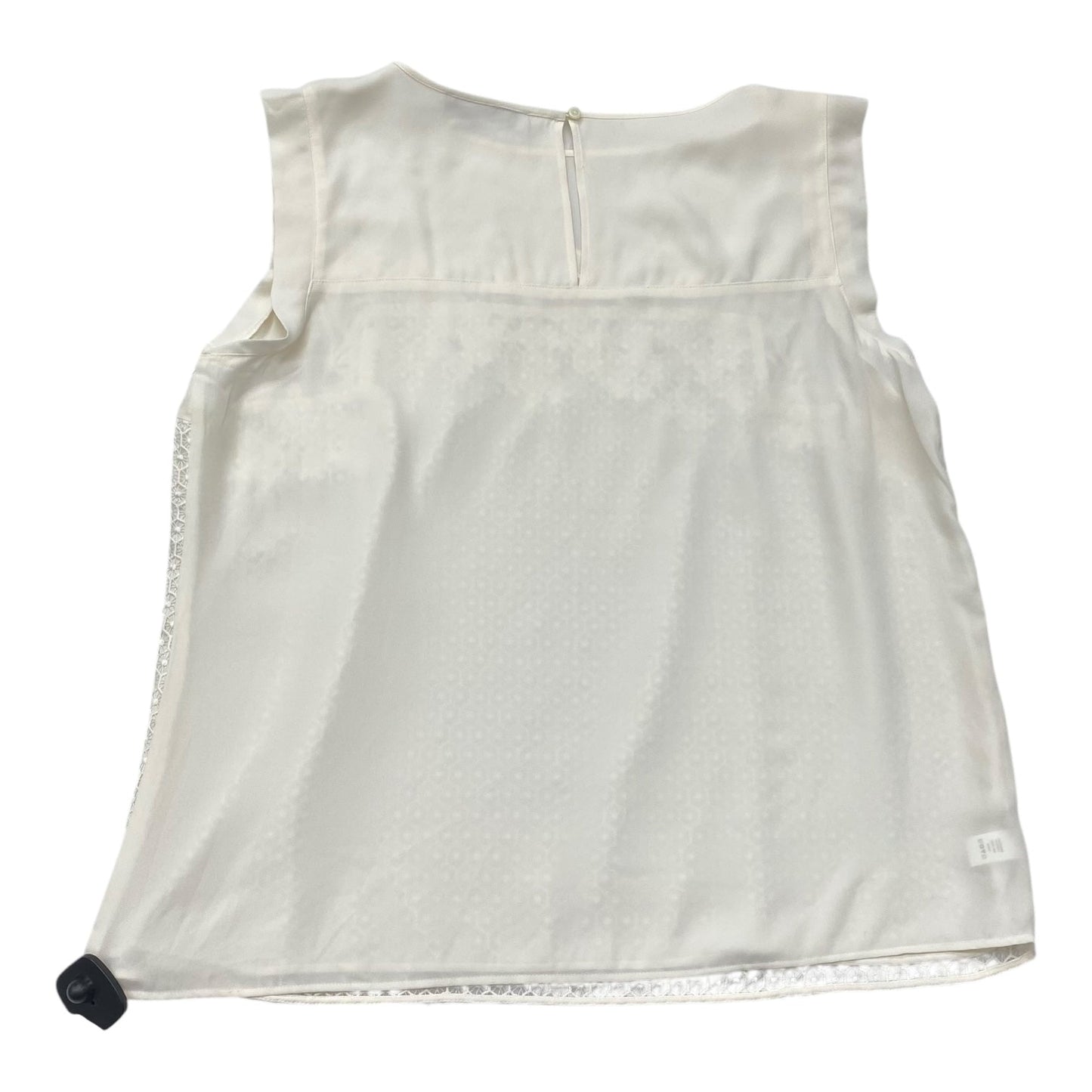 Top Sleeveless By Loft In Cream, Size:Xl