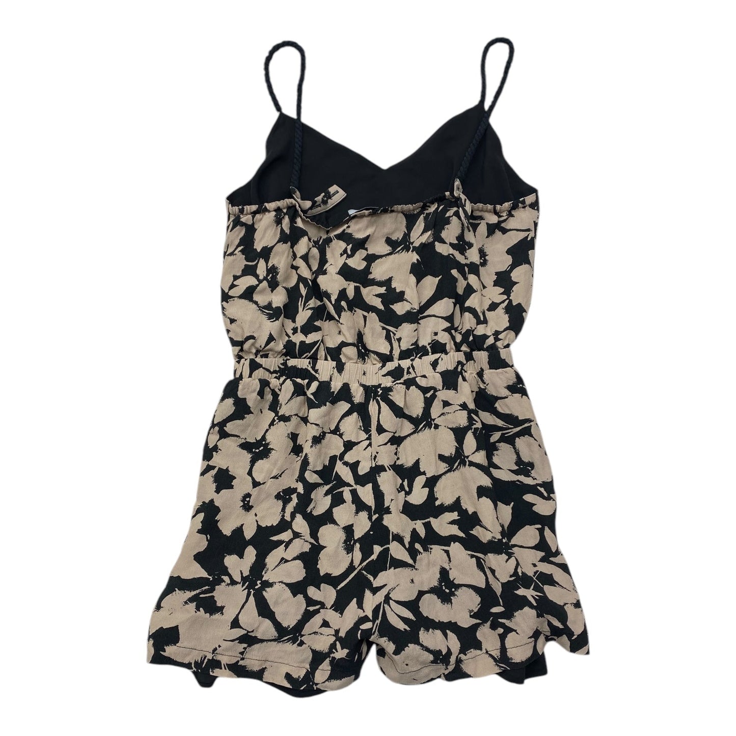 Romper By Evereve In Black & Brown, Size:L