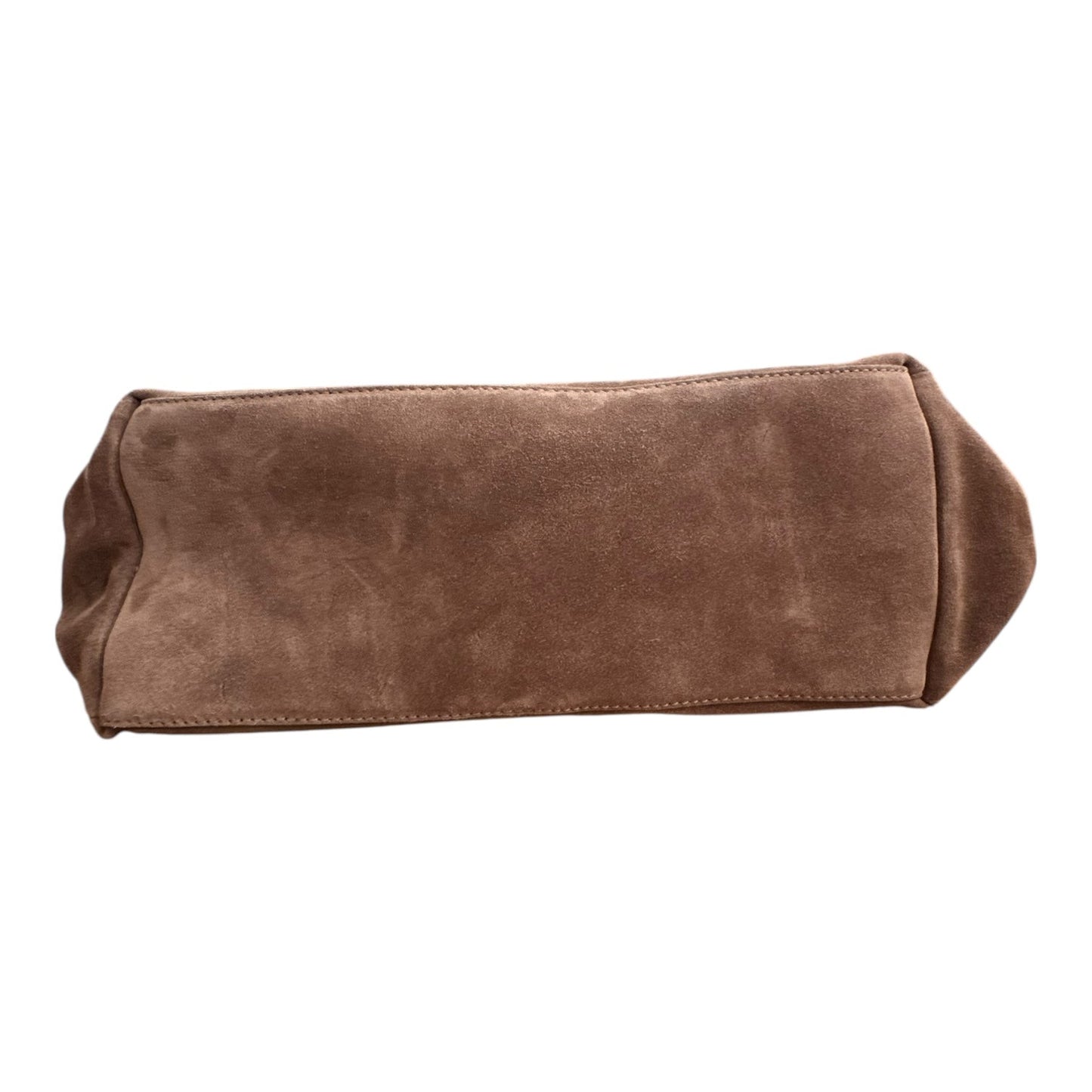 Handbag Leather By Lucky Brand In Taupe, Size:Medium
