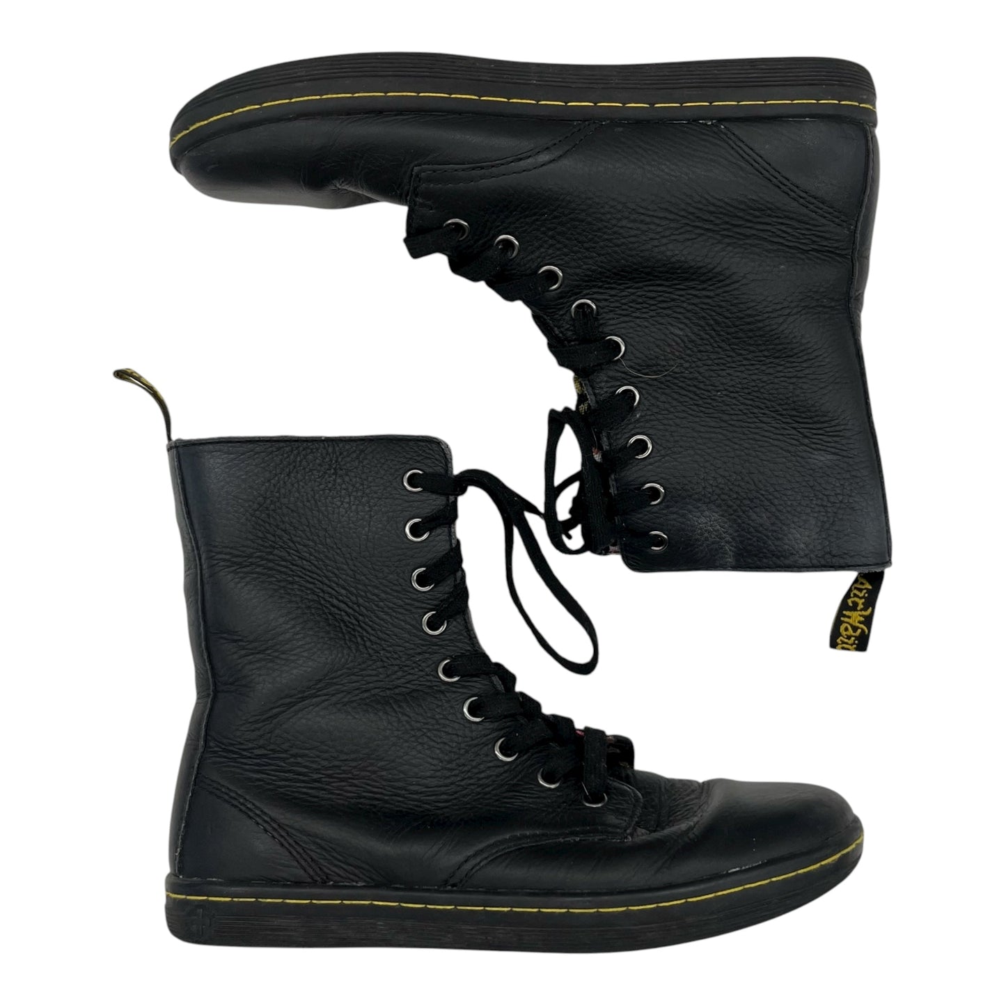 Boots Ankle Flats By Dr Martens In Black, Size:8