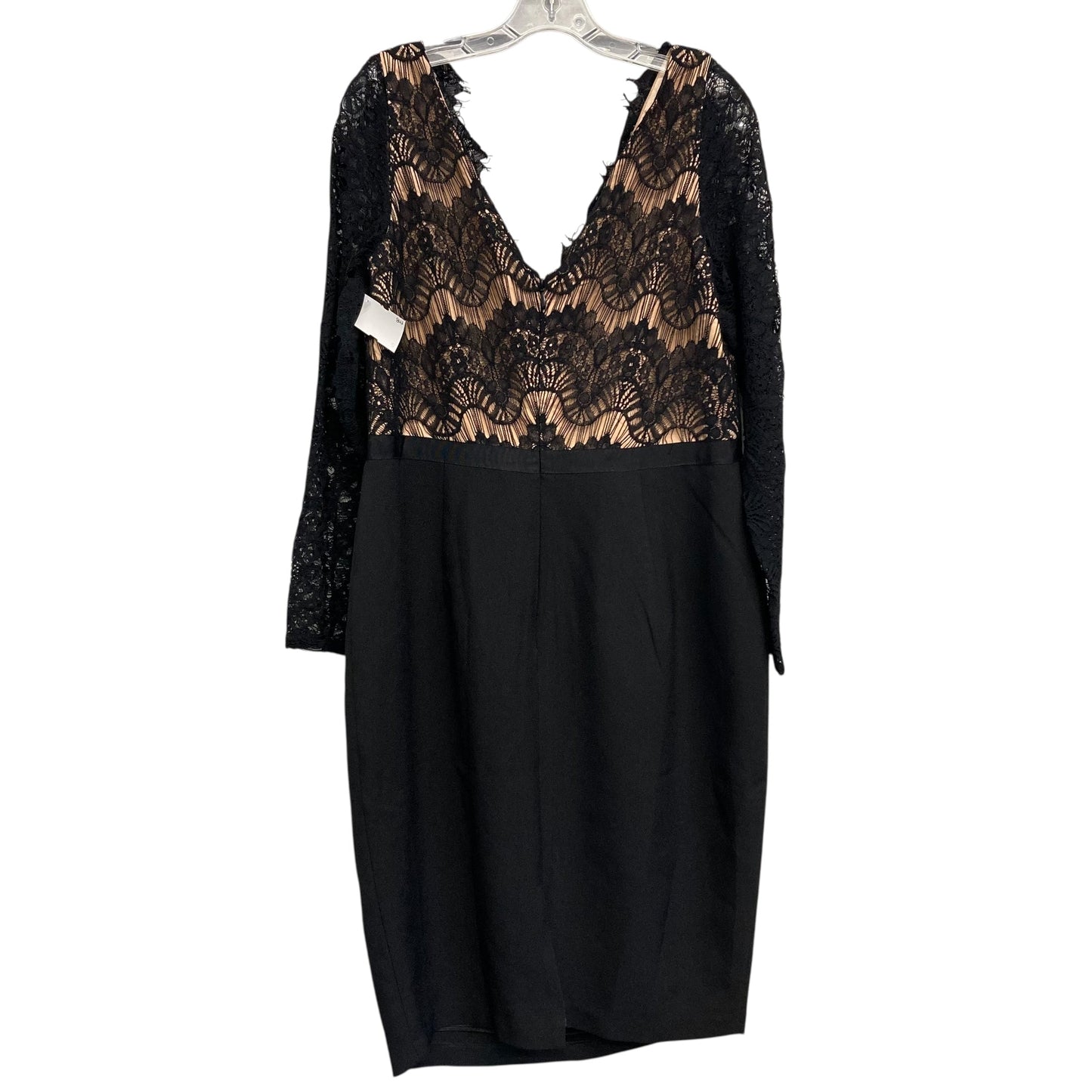Dress Party Midi By City Chic In Black, Size:XL
