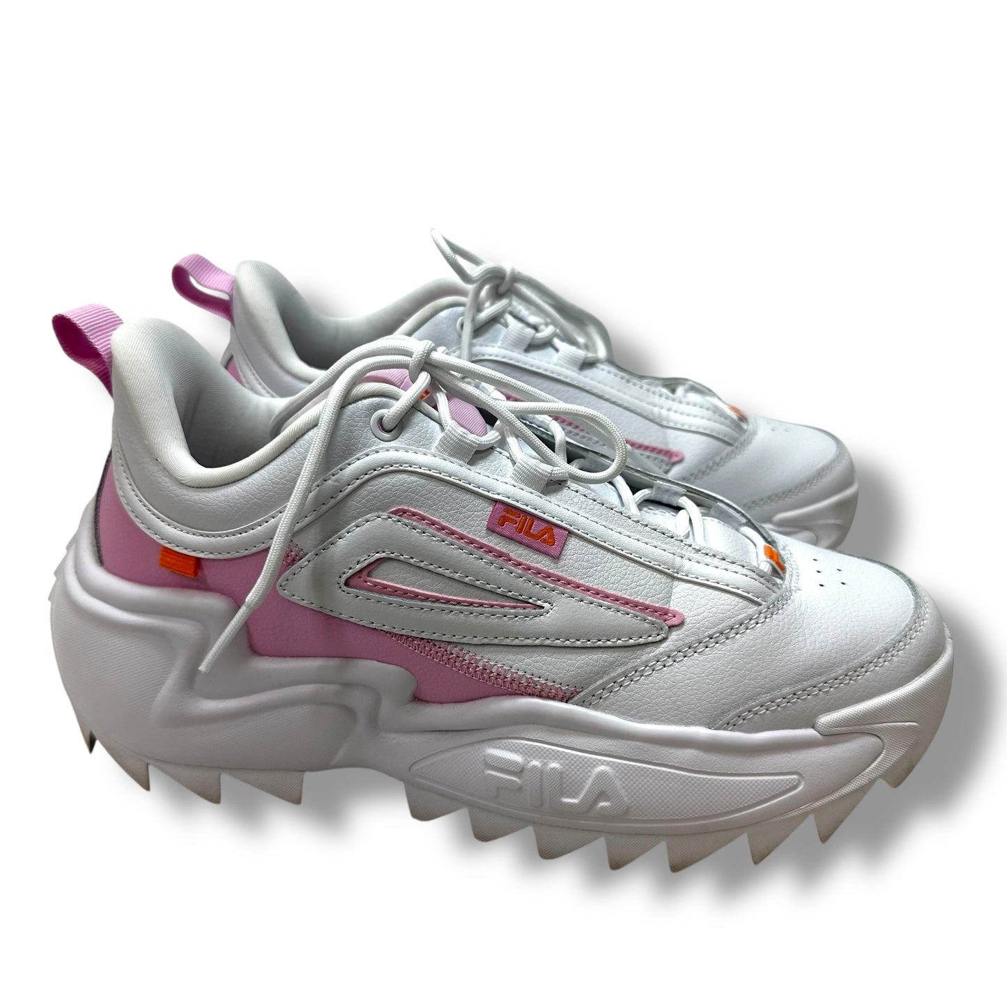 Shoes Sneakers By Fila In White, Size: 8.5