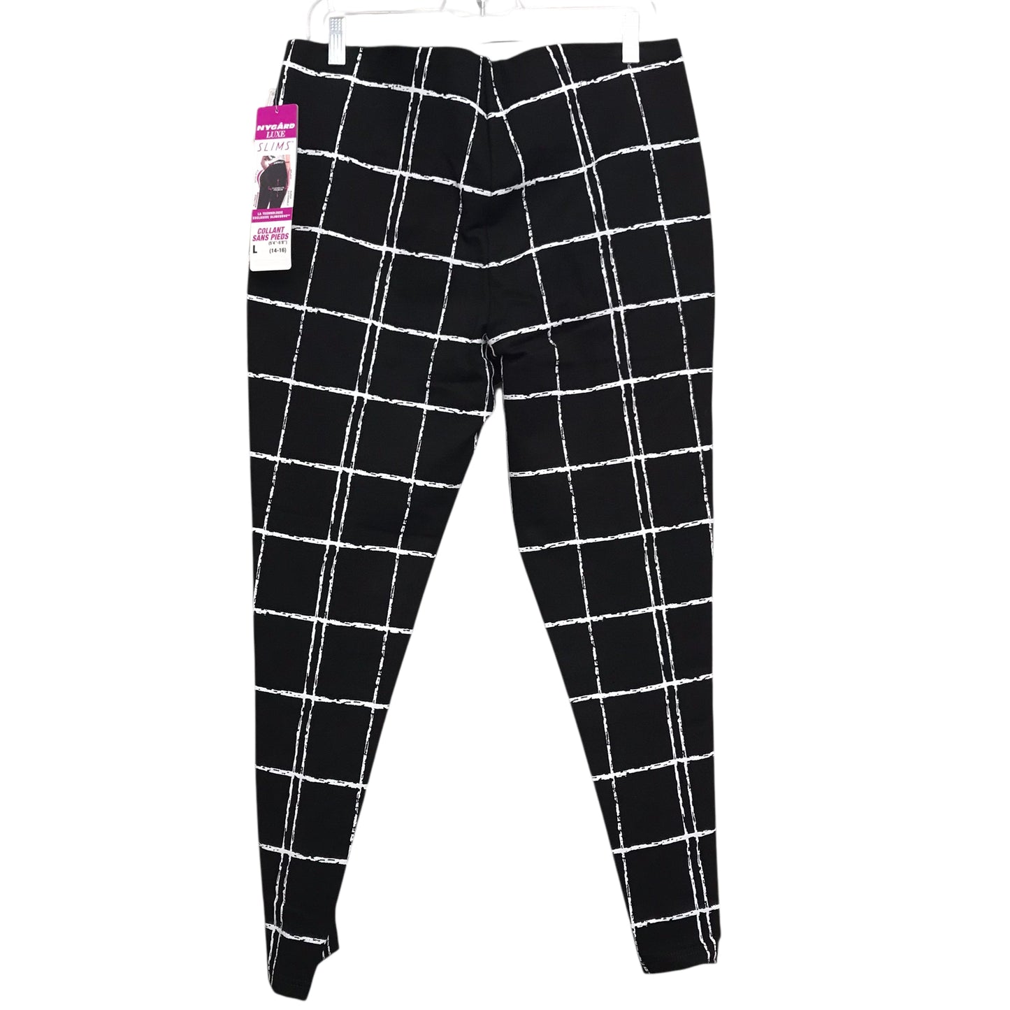 Pants Leggings By Nygard Peter In Black & White, Size:14