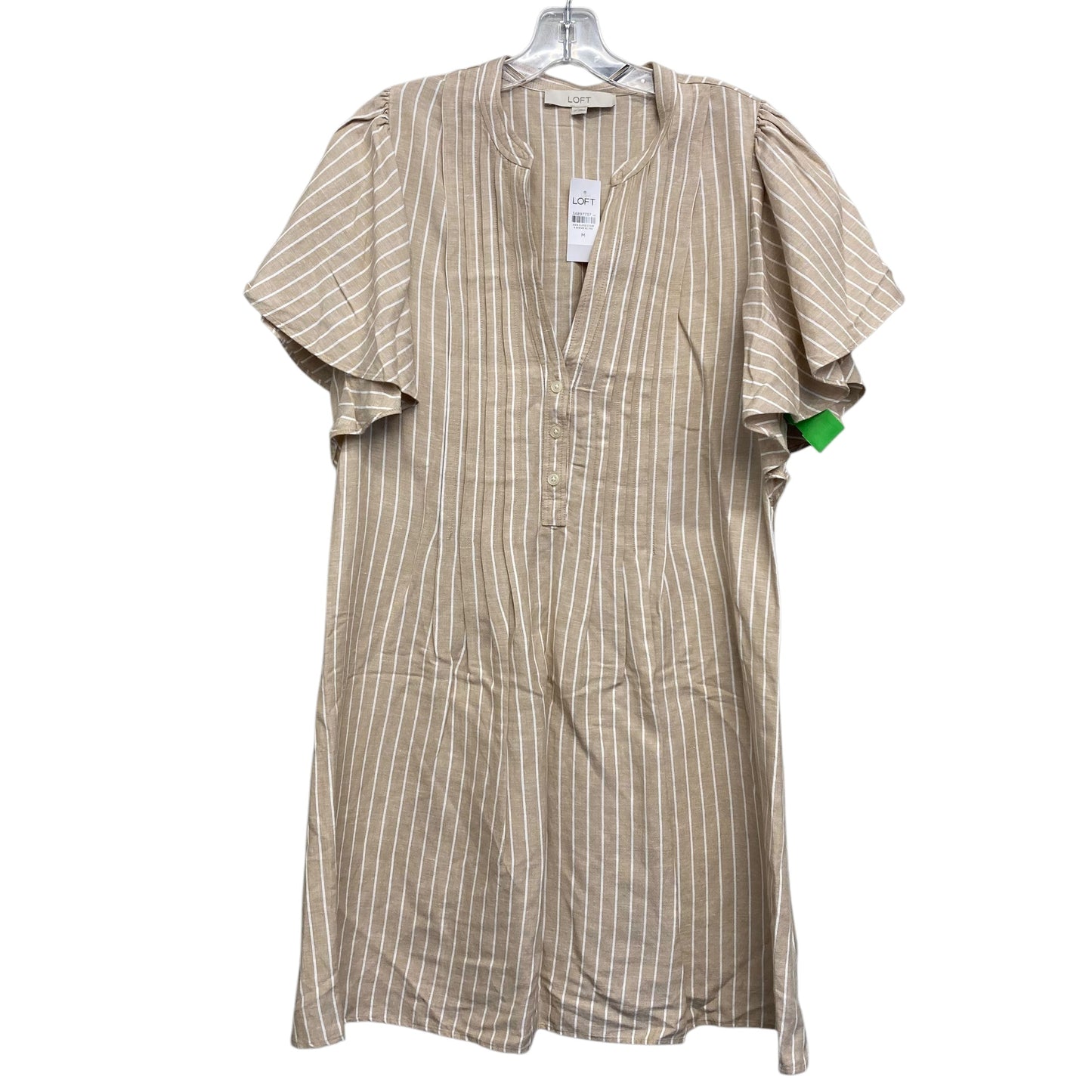 Dress Casual Short By Loft In Striped Pattern, Size:M