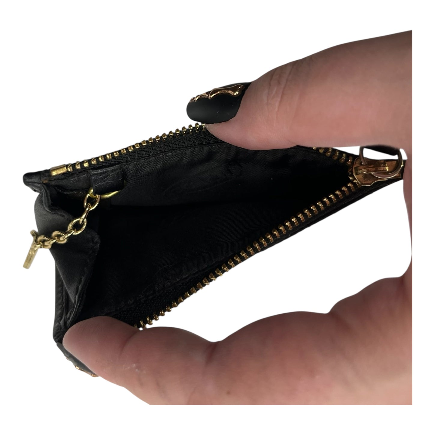 Wallet Designer By Coach In Black, Size:Small