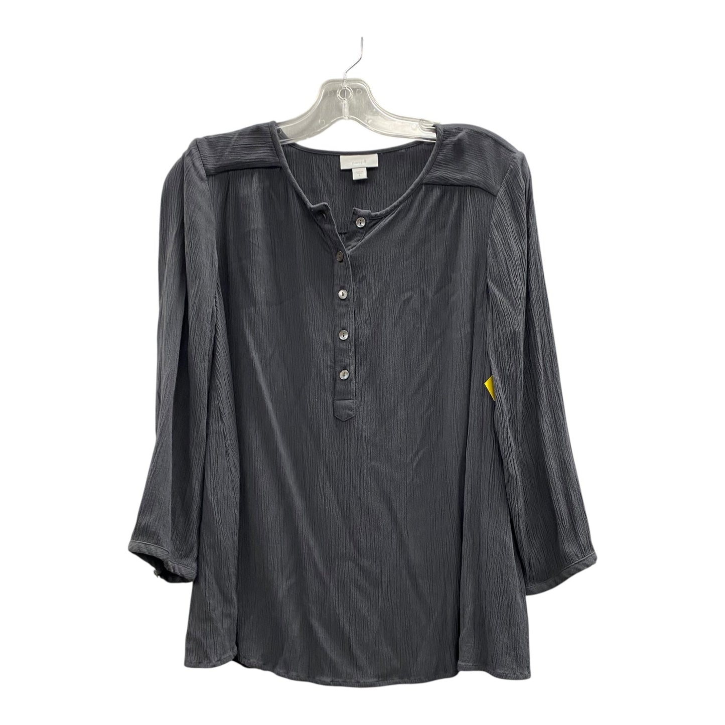 Top Ls By Pure Jill In Grey, Size:S