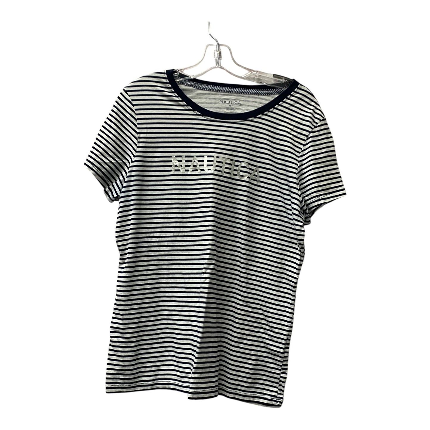 Top Ss By Nautica In Blue & White, Size:Xl