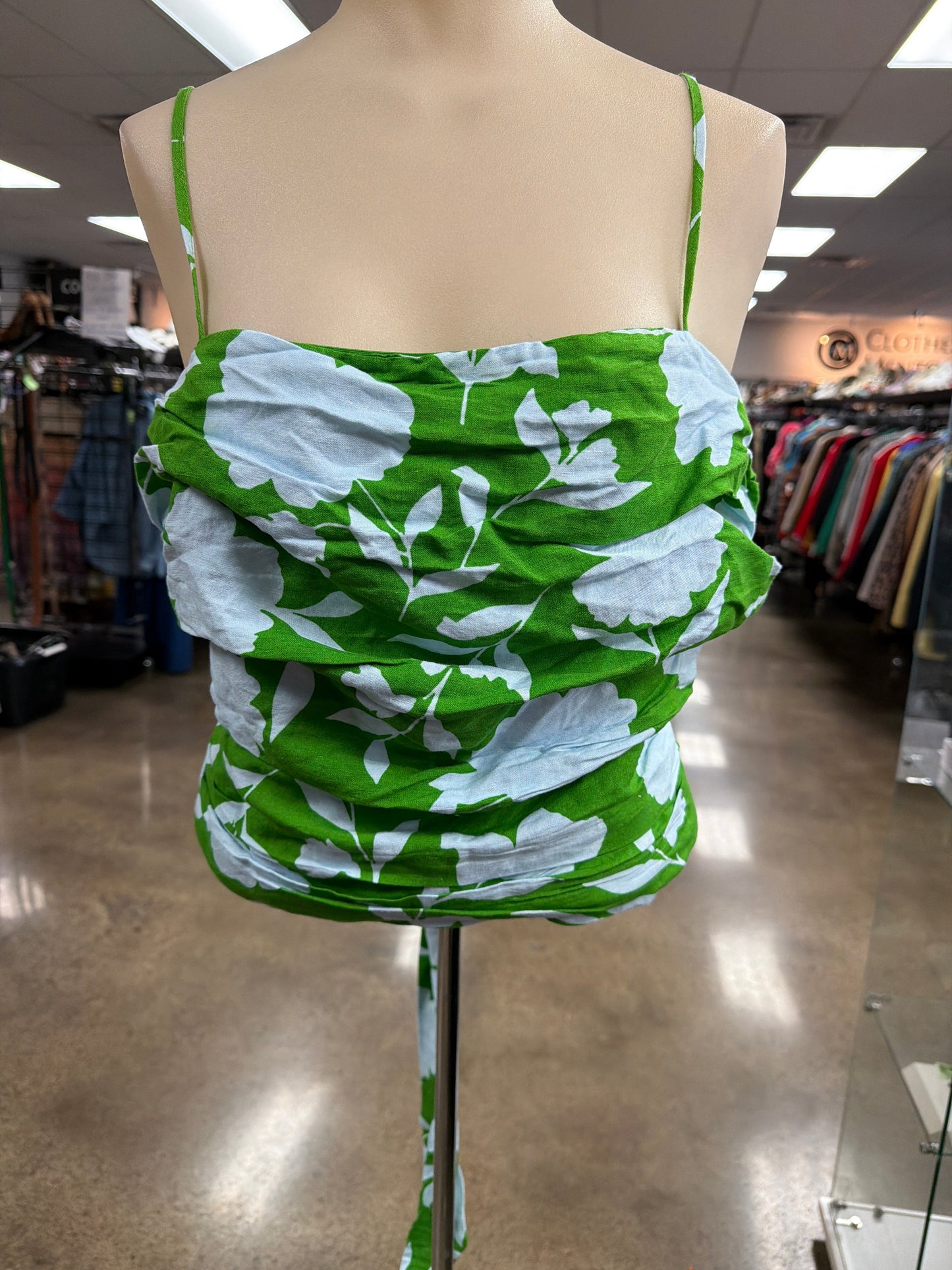 Top Sleeveless By Target-Designer In Green, Size:Xxl