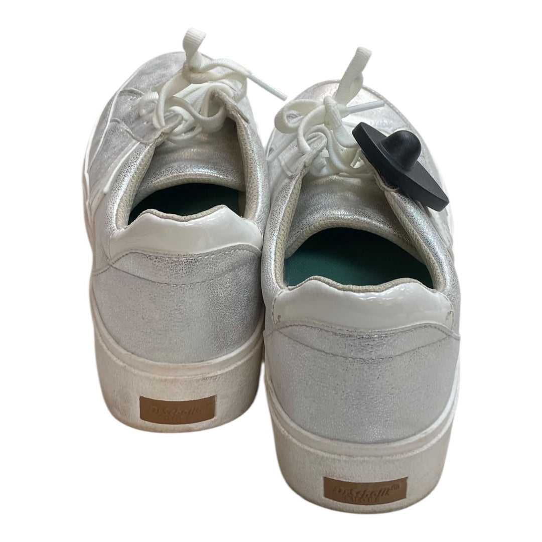 Shoes Athletic By Dr Scholls In Silver, Size:8.5